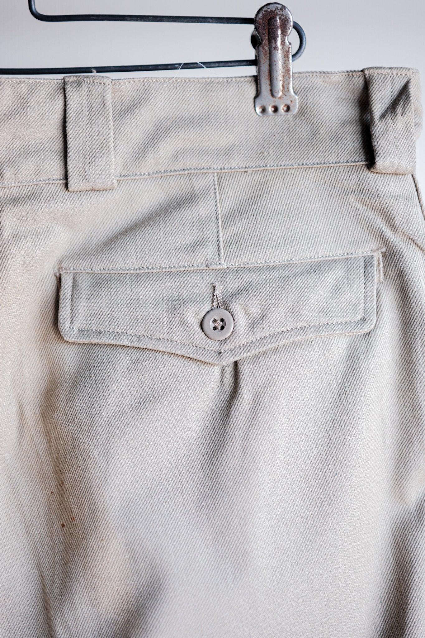 【~60's】French Army M52 Chino Trousers Size.32 "Dead Stock"