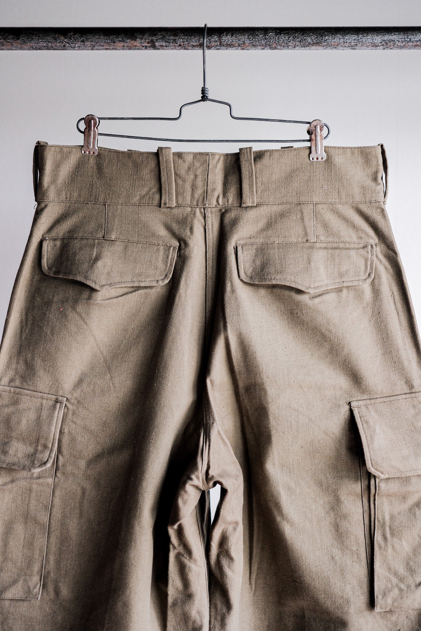 【~40's】French Army M47 Field Trousers Size.84M "1st Type" "Dead Stock"