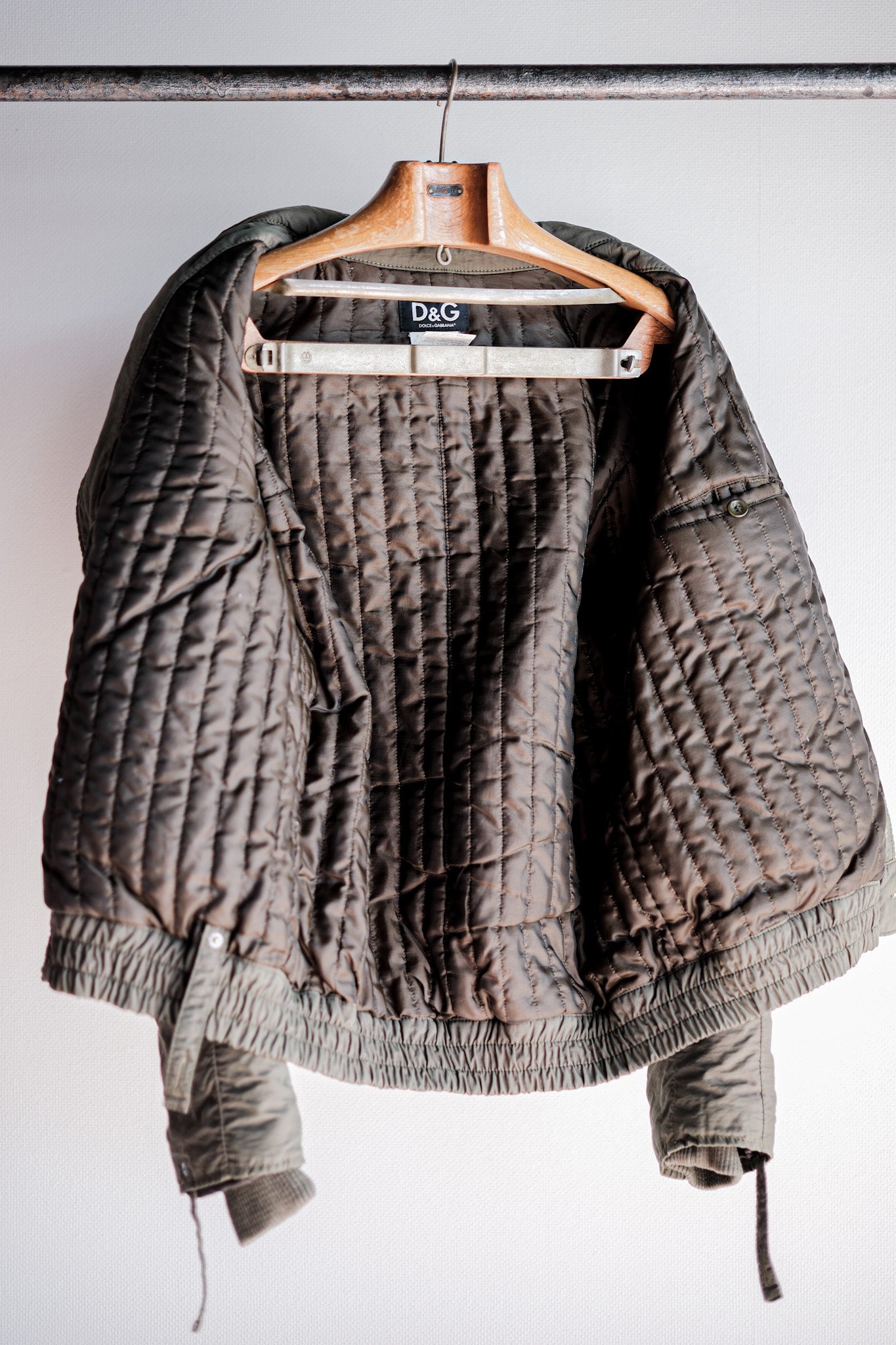 【~00's】Old DOLCE & GABBANA Flight Type Jacket Size.L