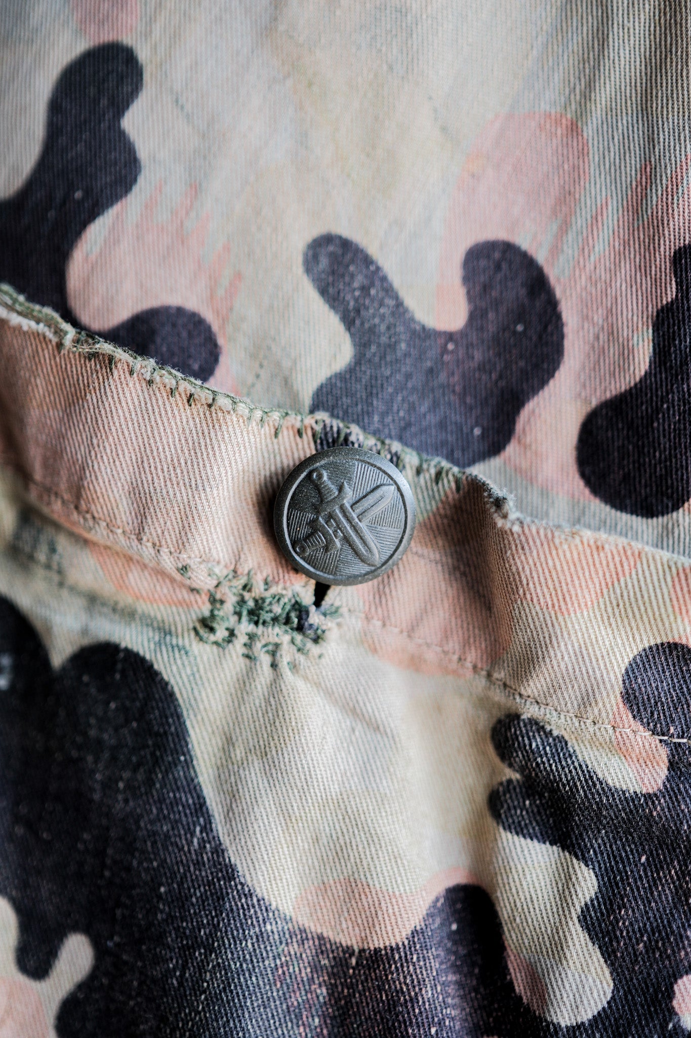 【~50's】Czechoslovakian Army Dubaky Camouflage Reversible Smock