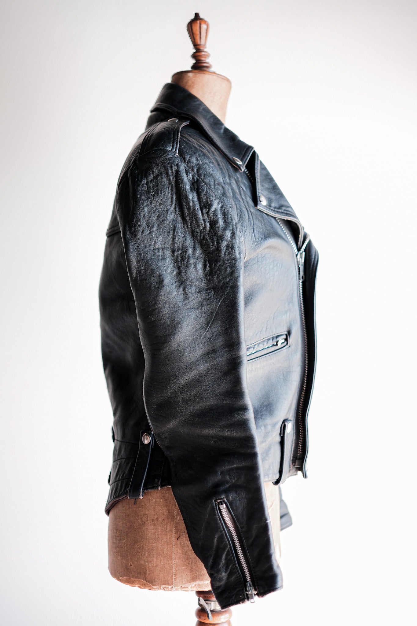【~70’s】Lewis Leathers Riders Jacket Size.36 “Thunder Bolt”