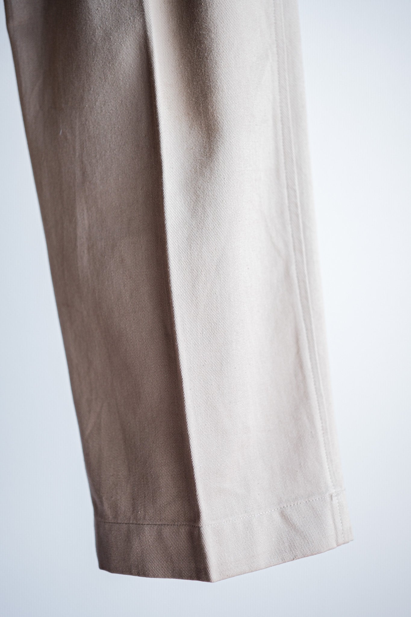 【~50's】French Army M52 Chino Trousers Size.12 "Dead Stock"