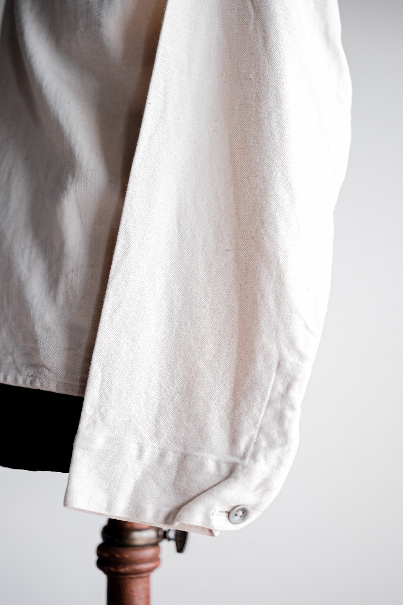 【~40's】German Navy Drillich HBT Linen Sailor Smock "KM"