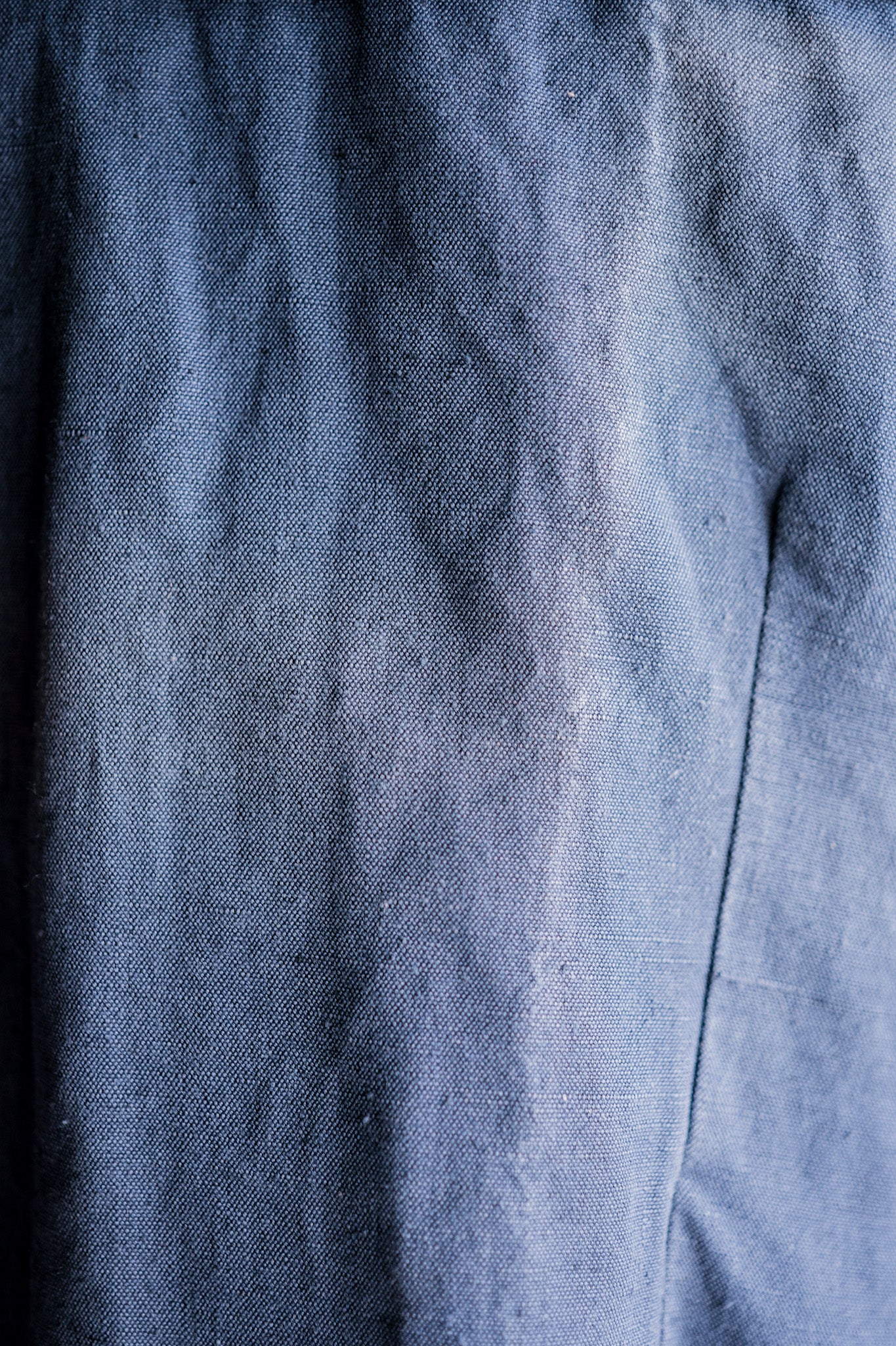 【~40's】German Navy Drillich Indigo Cotton Jacket "Kriegsmarine"