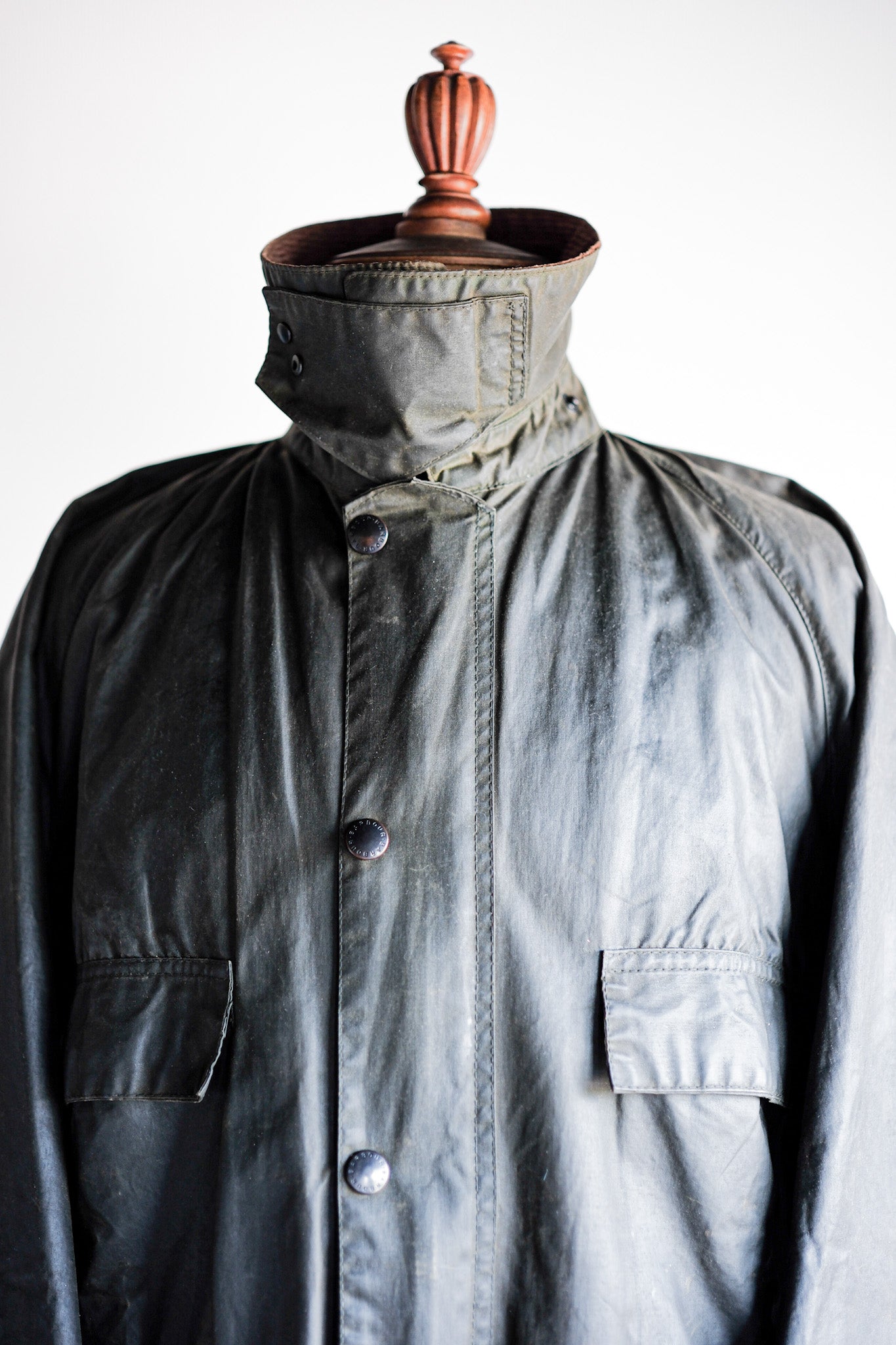 【~80's】Vintage Barbour "BEDALE" 2 Crest Size.42