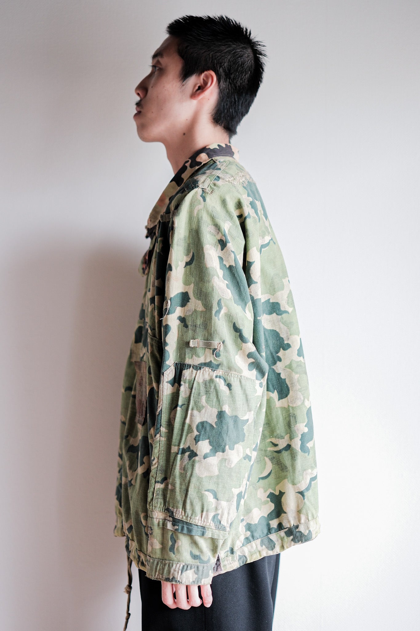 【~50's】Czechoslovakian Army Dubaky Camouflage Reversible Smock