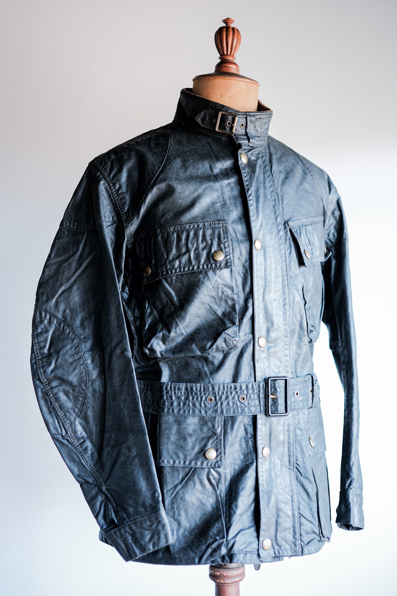 【~60's】Vintage Belstaff Waxed Jacket Size.38 "TRIALMASTER"