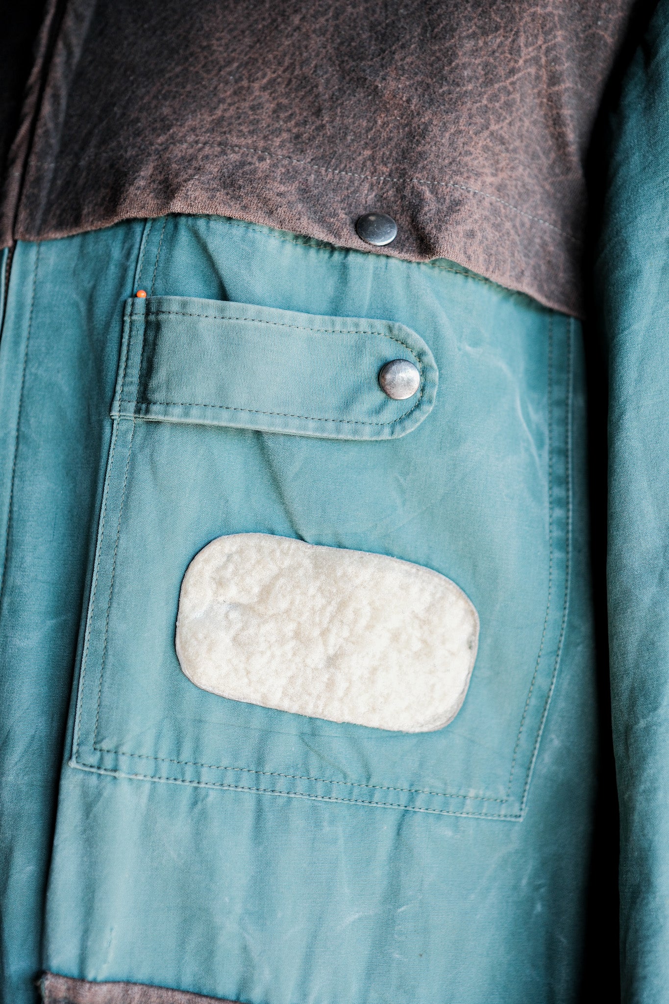 【~60's】French Vintage Hunting & Fishing Cotton Jacket Size.52 "L'ESQUIMAU"