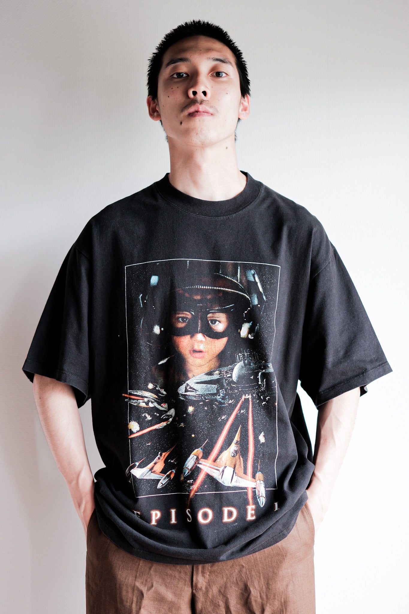 【~90's】Vintage Movie Print T-shirt Size.XL "Star Wars Episode I"