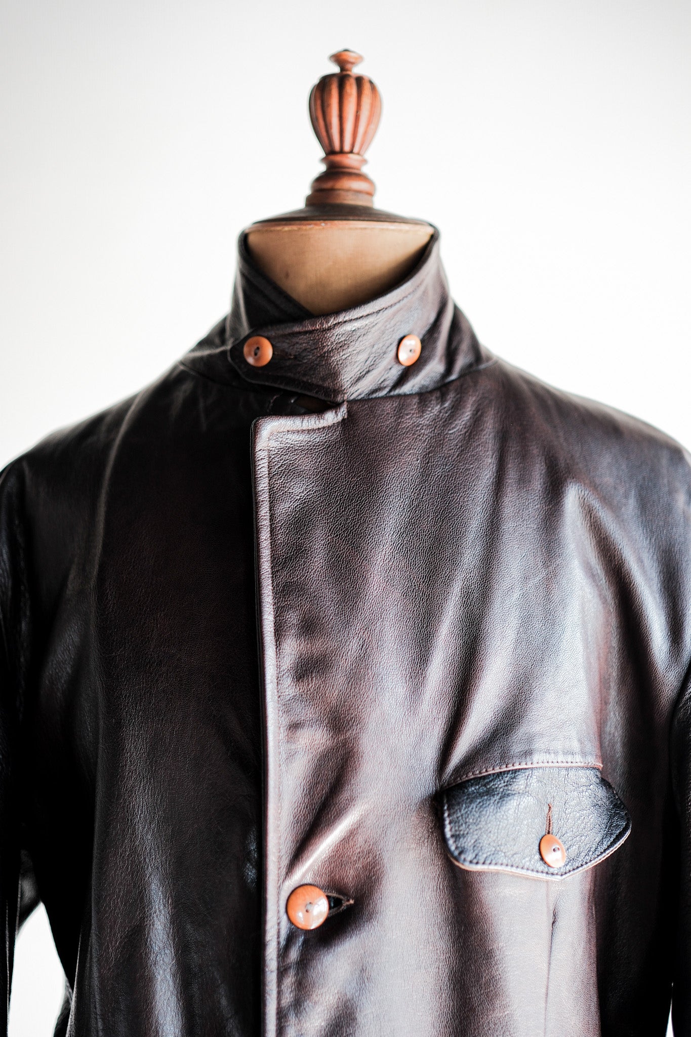 【~80’s】Old C.P.Company Leather Jacket Size.48