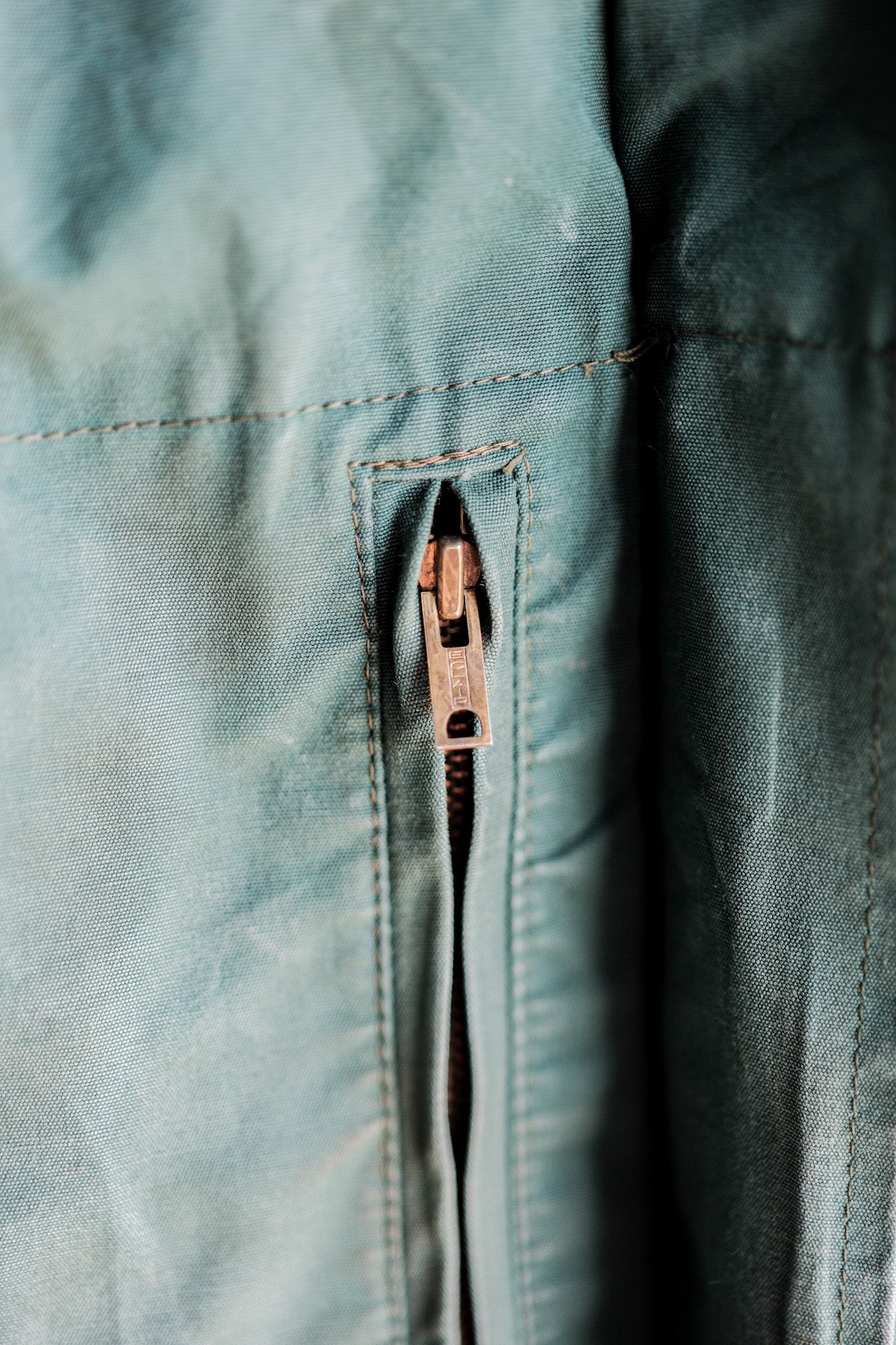 【~60's】French Vintage Hunting & Fishing Cotton Jacket Size.52 "L'ESQUIMAU"