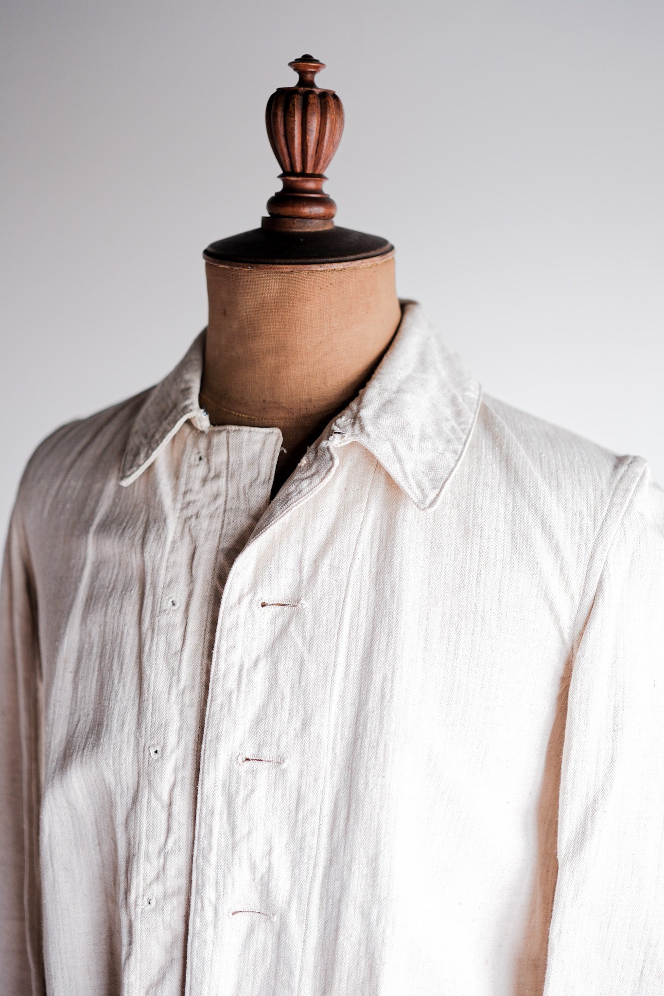 【~40's】German Air Force Drillich HBT Linen Jacket "Luftwaffe"