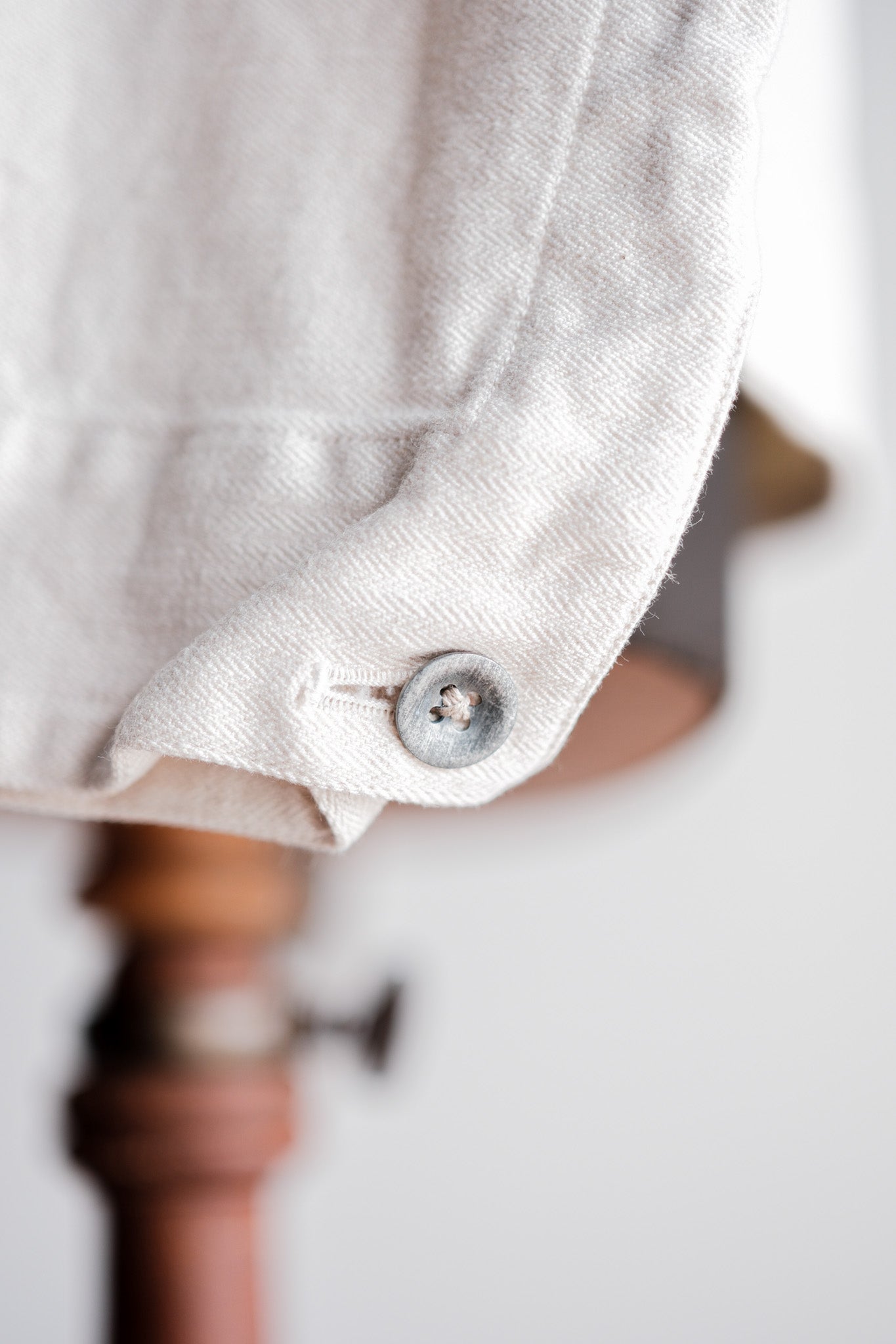 【~40's】German Navy Drillich HBT Linen Sailor Smock "KM"