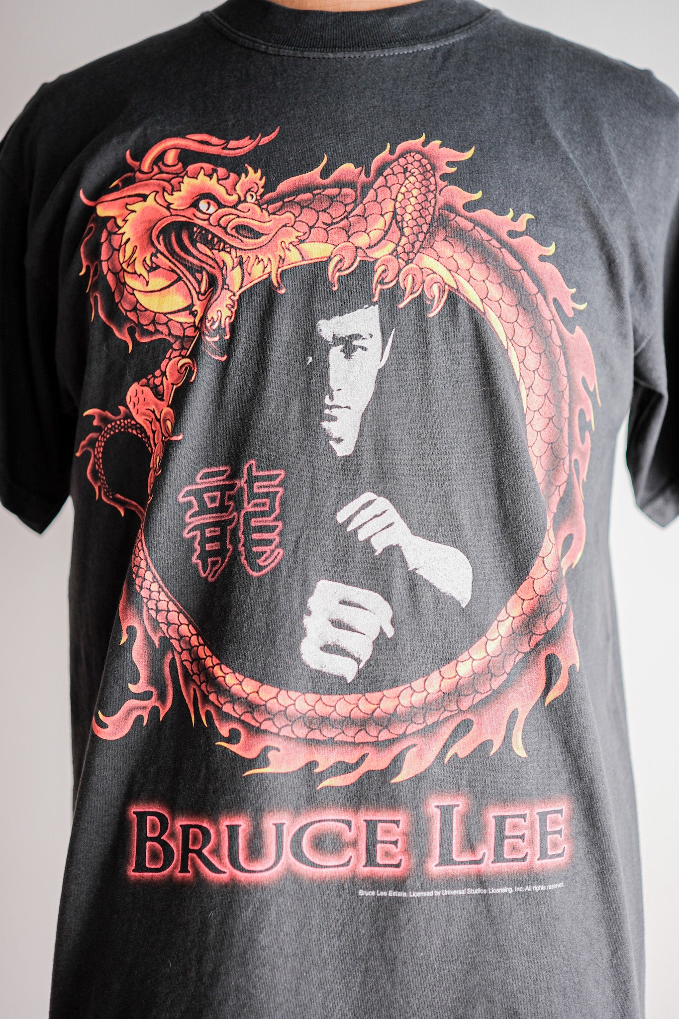 【~00's】Vintage Print T-shirt Size.M "Bruce Lee"
