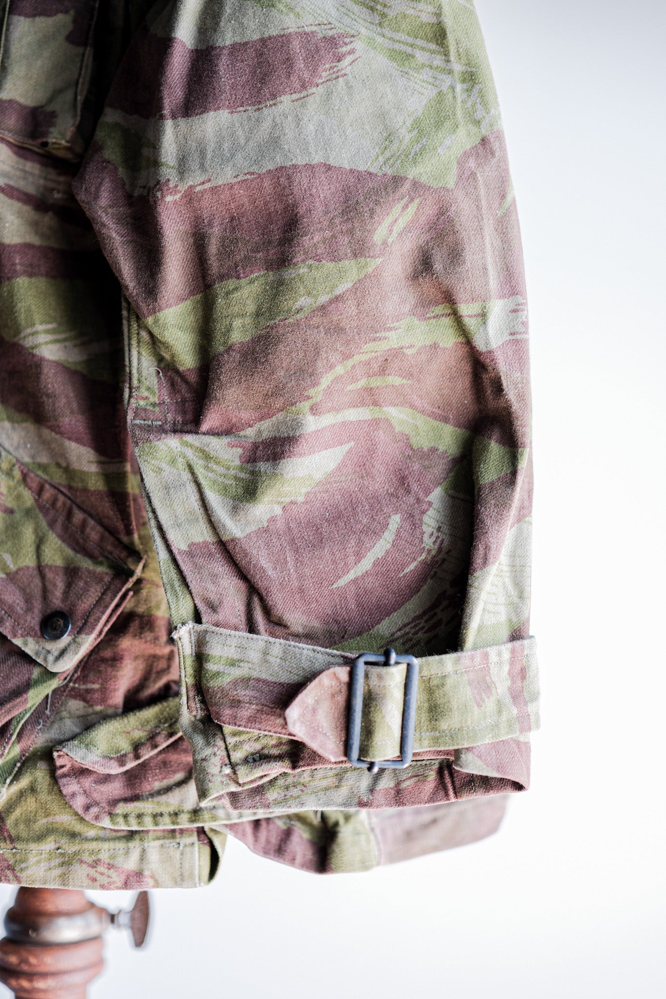 【~50's】French Army TAP47/52 Lizard Camouflage Paratrooper Jacket