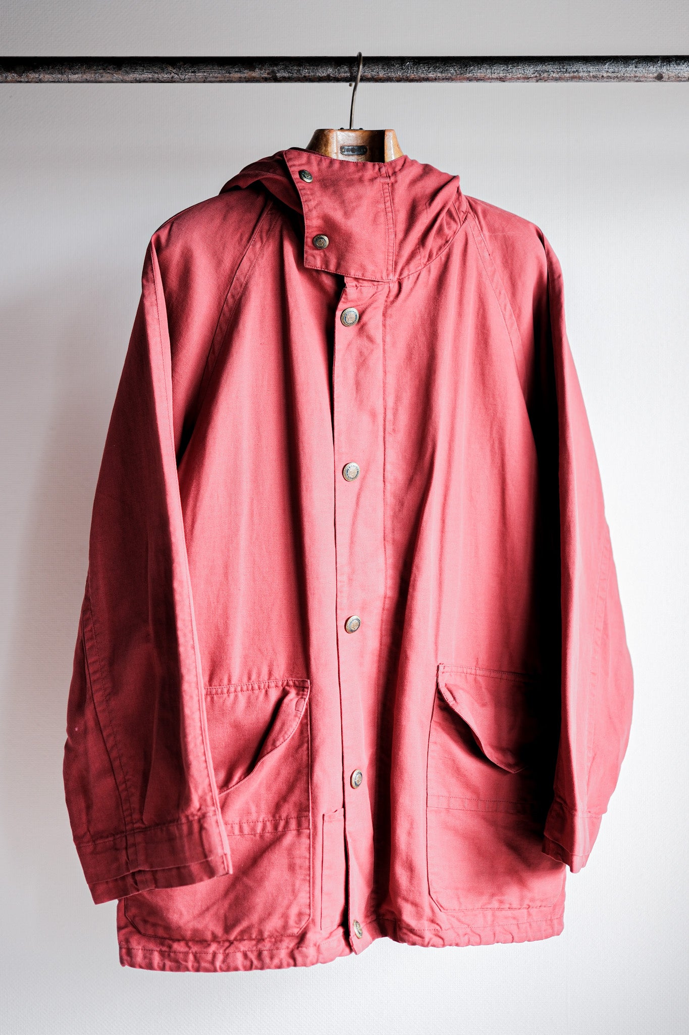 【~80’s】Old C.P.Company Garment Dyed Cotton Linen Parka Size.48