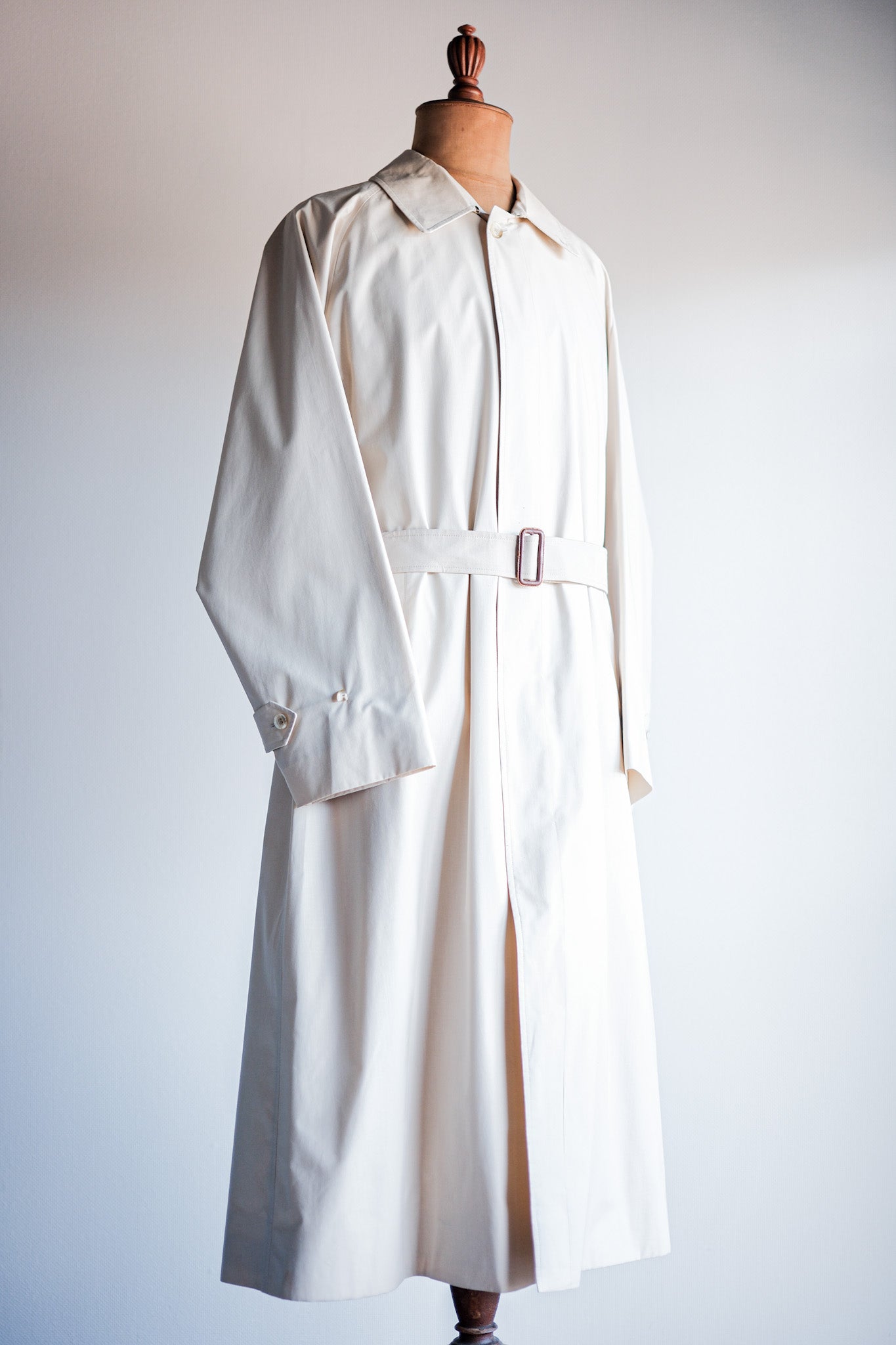【~80's】Vintage Burberrys Single Raglan Balmacaan Belted Coat Size.50RL "MUSOU"