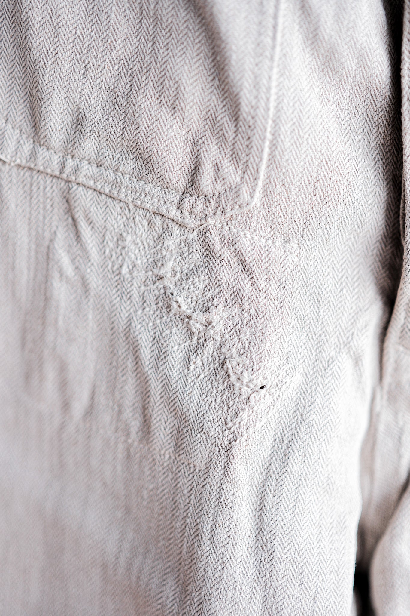 【~40's】WW2 German Army Drillich HBT Linen Trousers