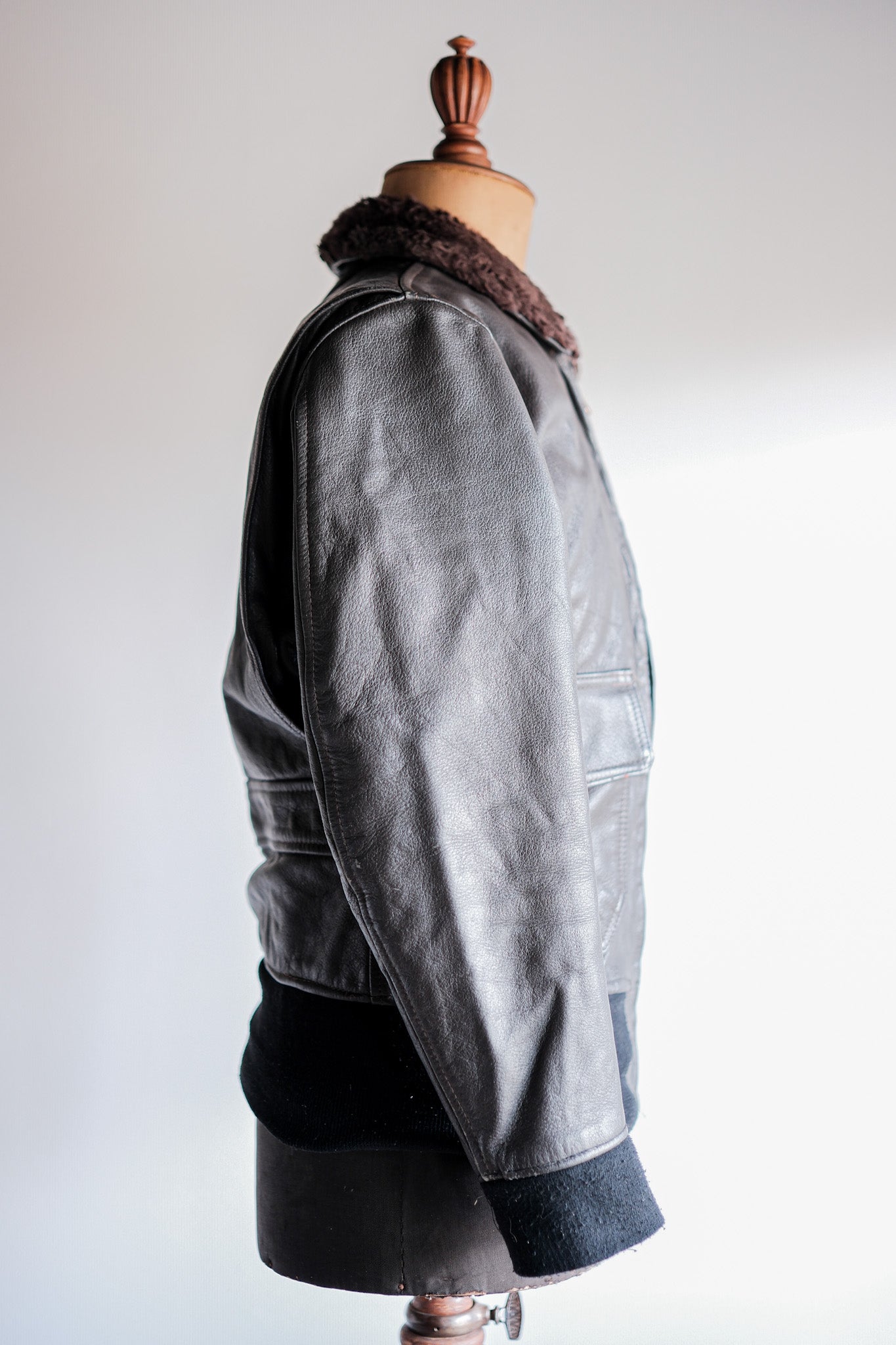 【~60's】U.S.NAVY G-1 Leather Flight Jacket Size.36