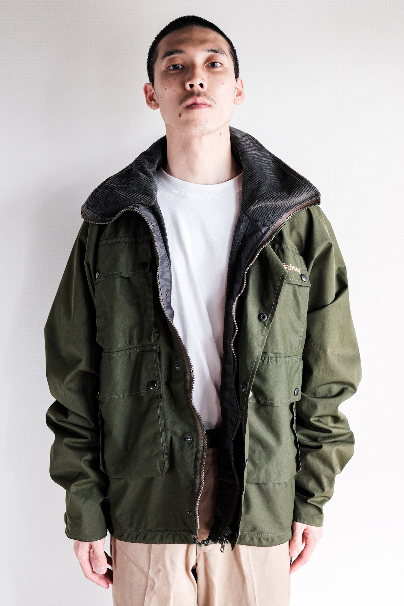 【~90's】British Vintage AQUATEX Fishing Jacket Size.XL "Wychwood"