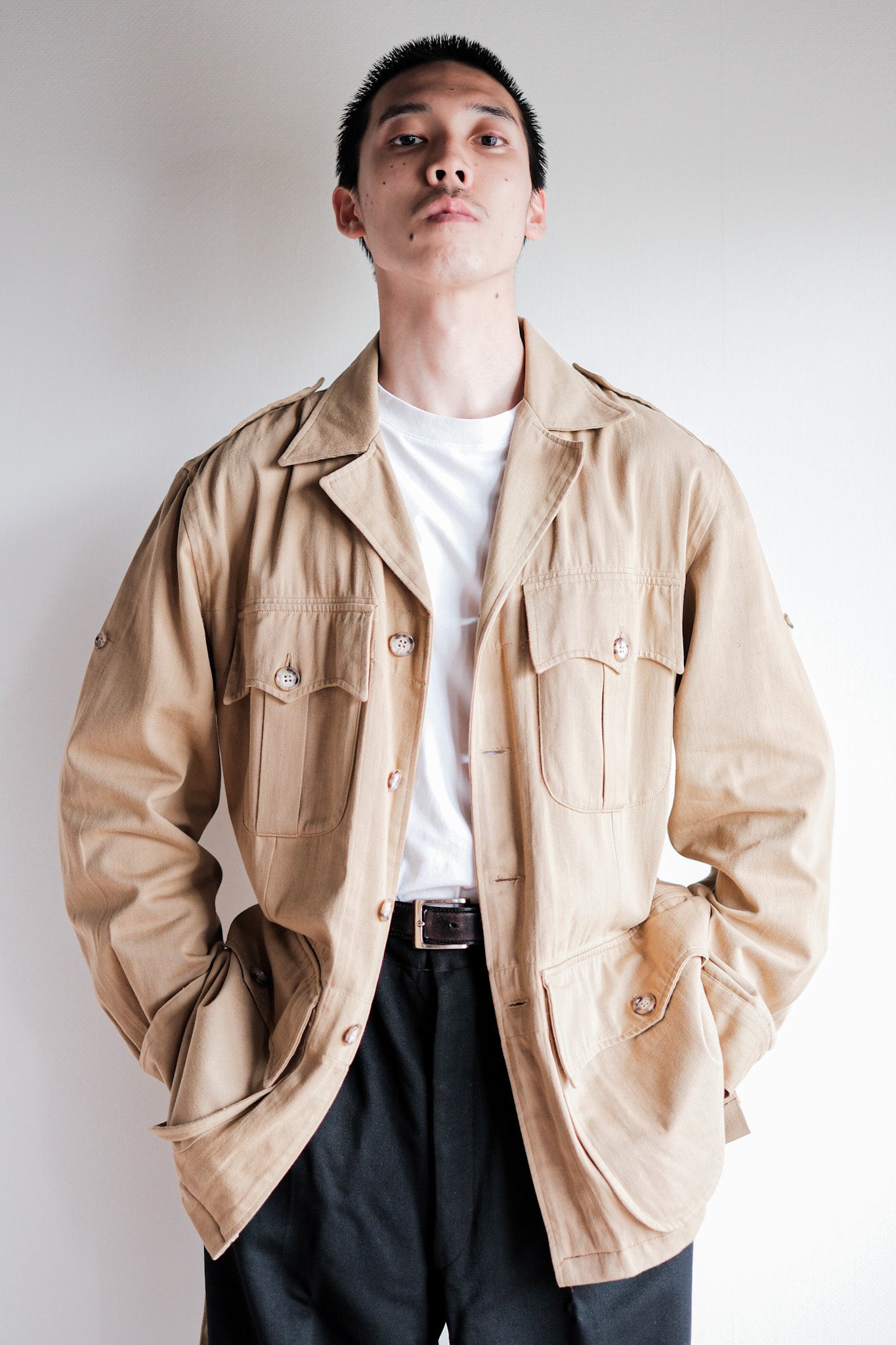 【~80's】Willis&Geiger Australian Bush Jacket Size.38 "Made in U.S.A."