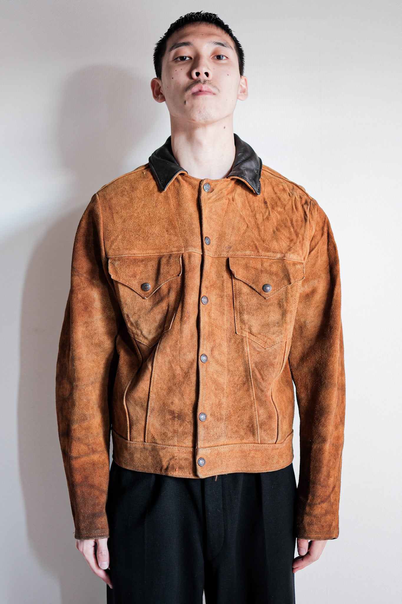 【~50’s】Vintage Levi’s Suede Leather Jacket "Short Horn"
