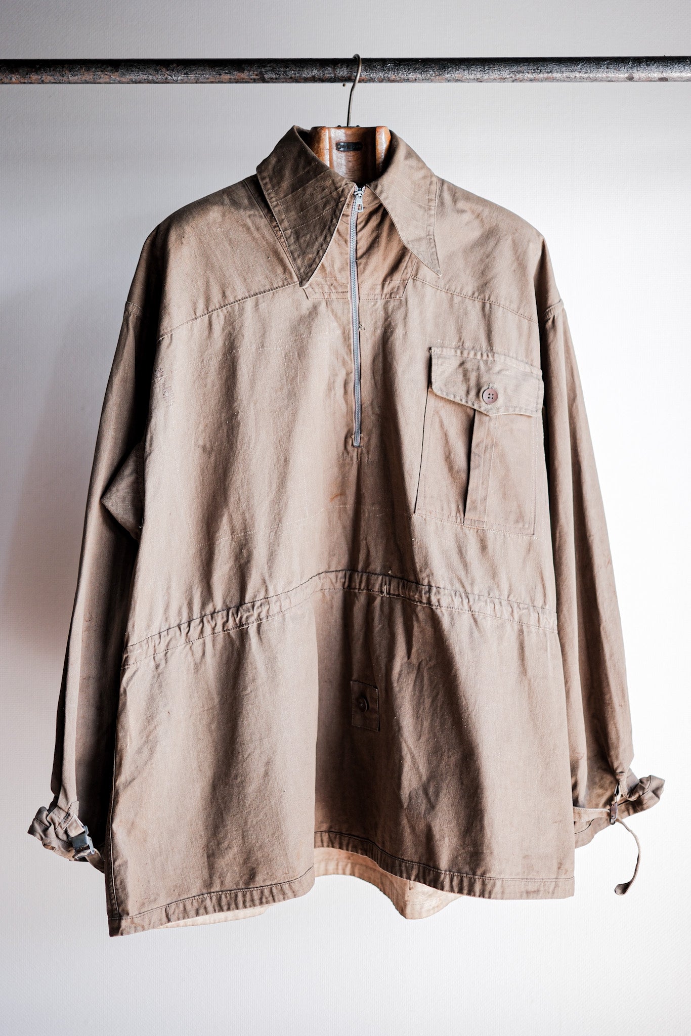 【~40's】German Army M42 Gebirgsjäger Reversible Windbluse "1st Type" "Original Modified"