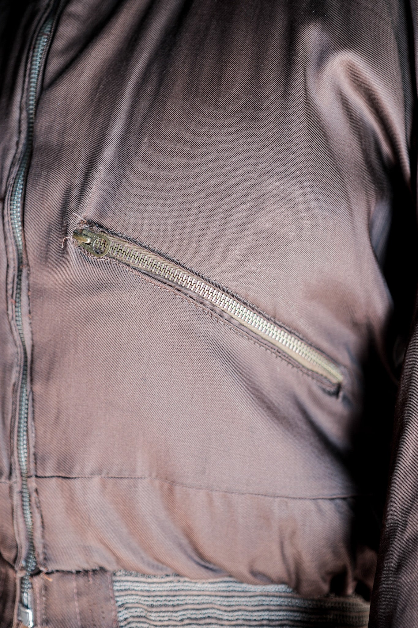 【~40’s】WW2 Royal Air Force Sidcot Suit Liner Jacket Size.3