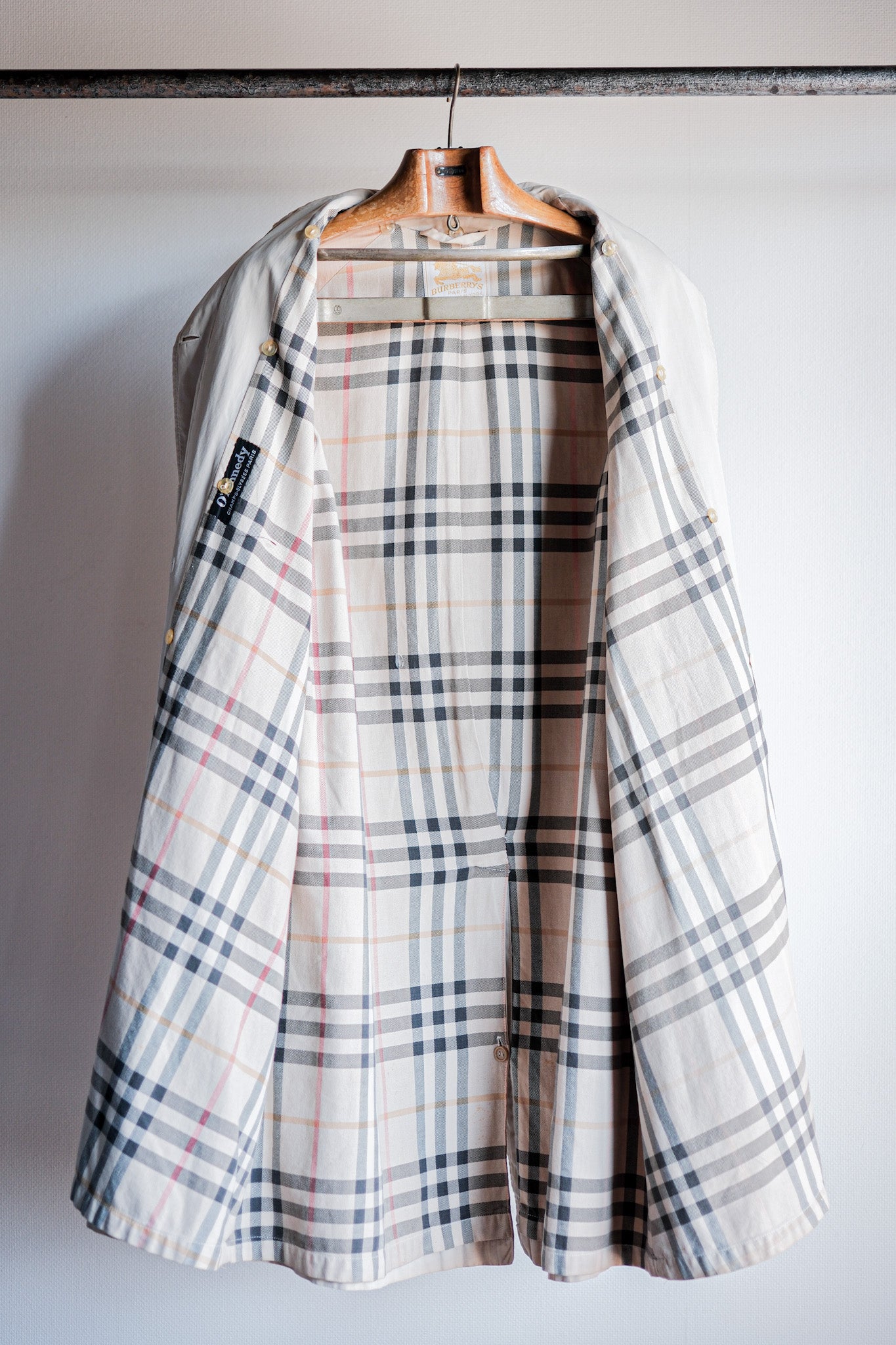 【~50's】Vintage Burberrys Single Raglan Balmacaan Coat C100 for Ladies "Made in France"