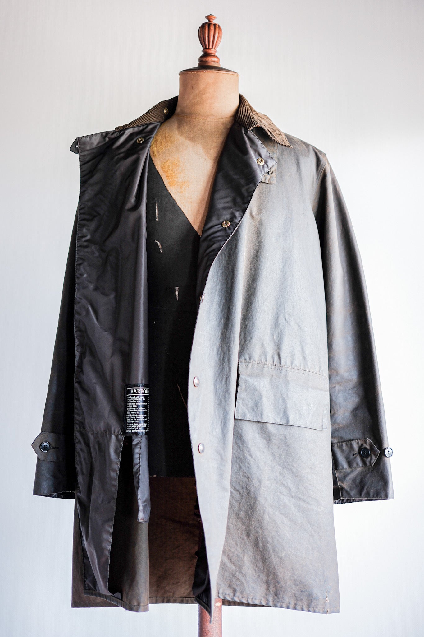 【~80's】Vintage Barbour "3/4 COAT" 2 Crest