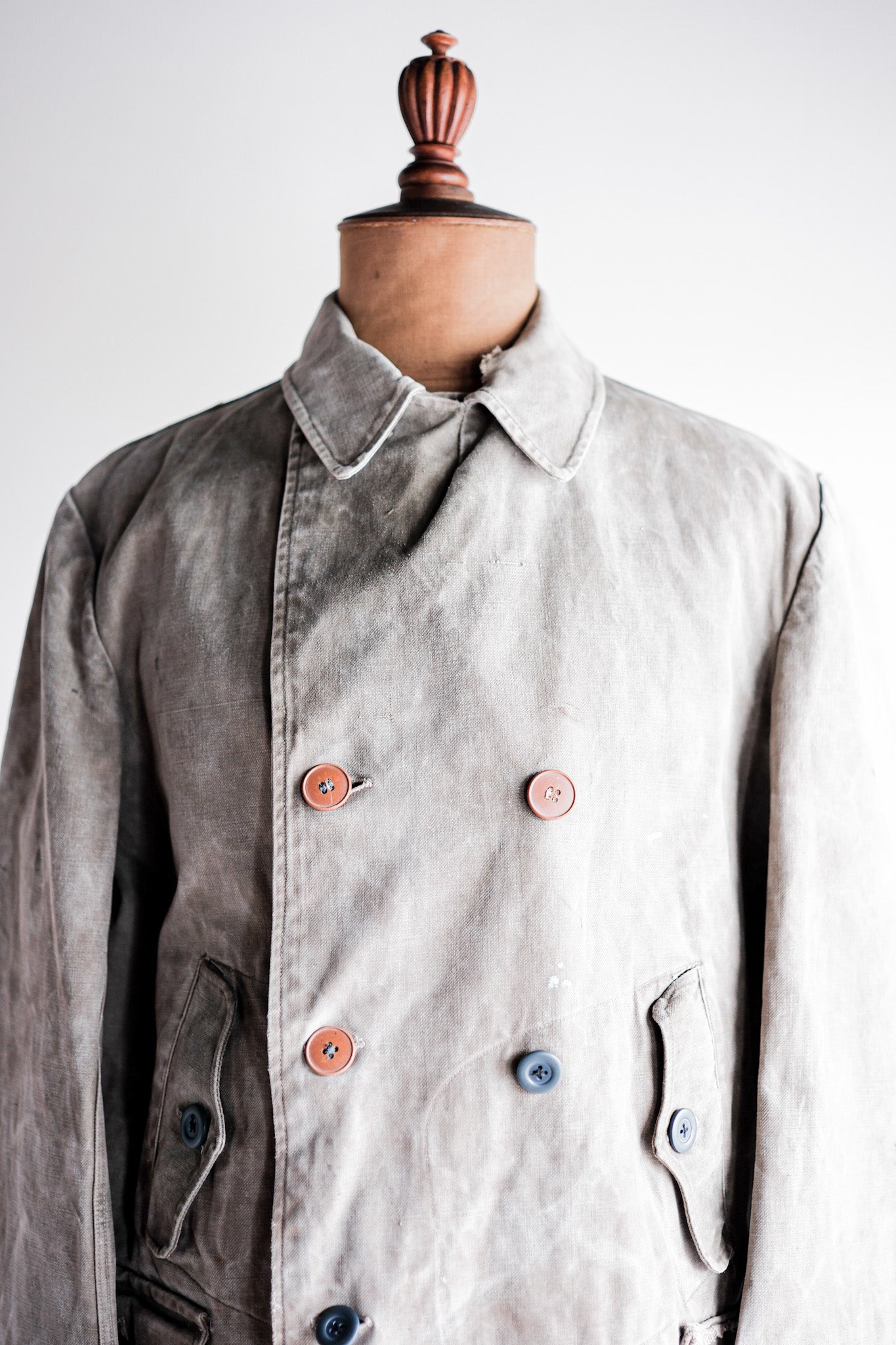 【~40's】German Army Mountain Trooper Double Breasted Jacket