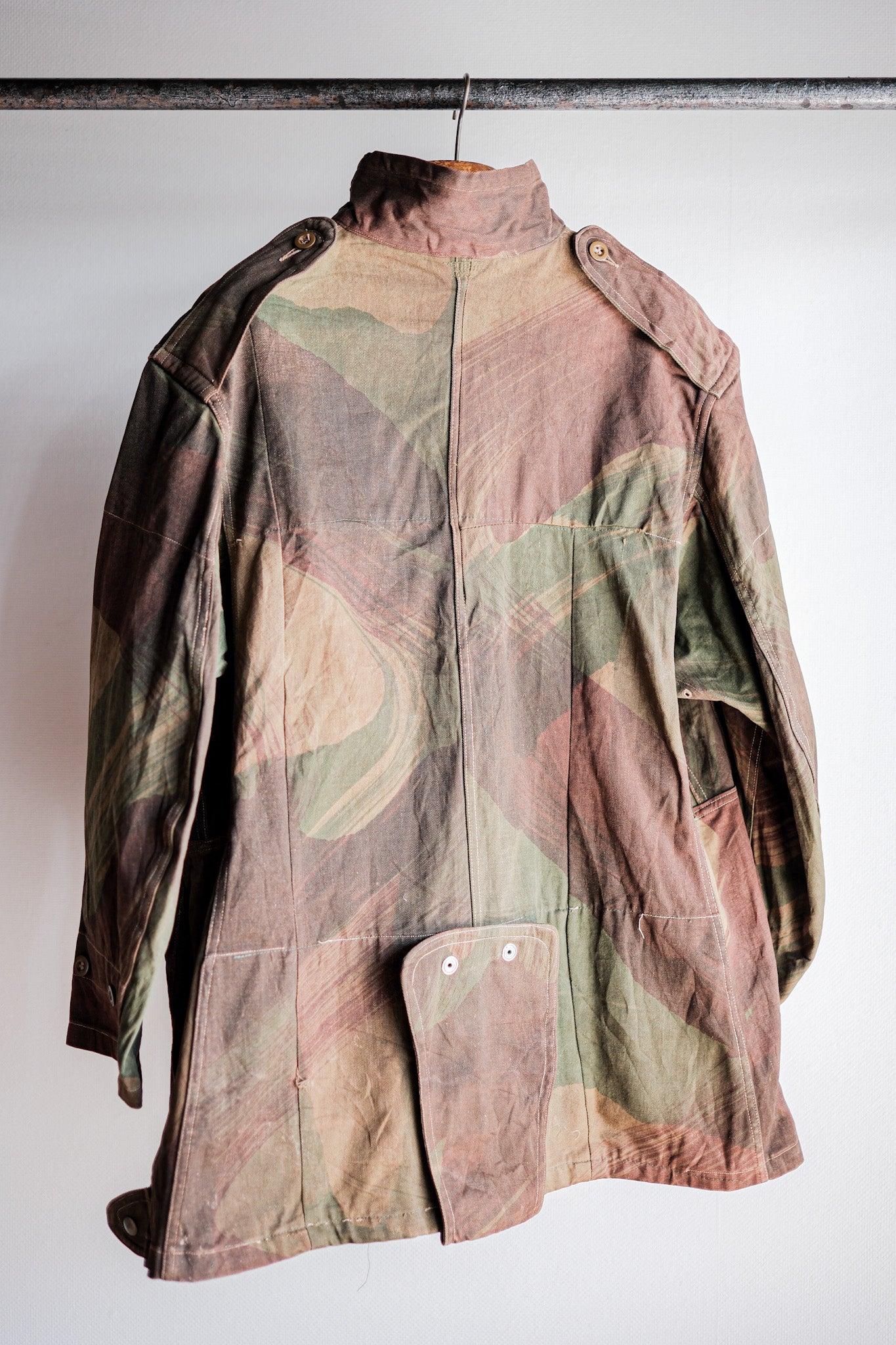 【~50's】British Army Airborne Troops Brushstroke Camouflage Denison Smock Size.3 "SAS"