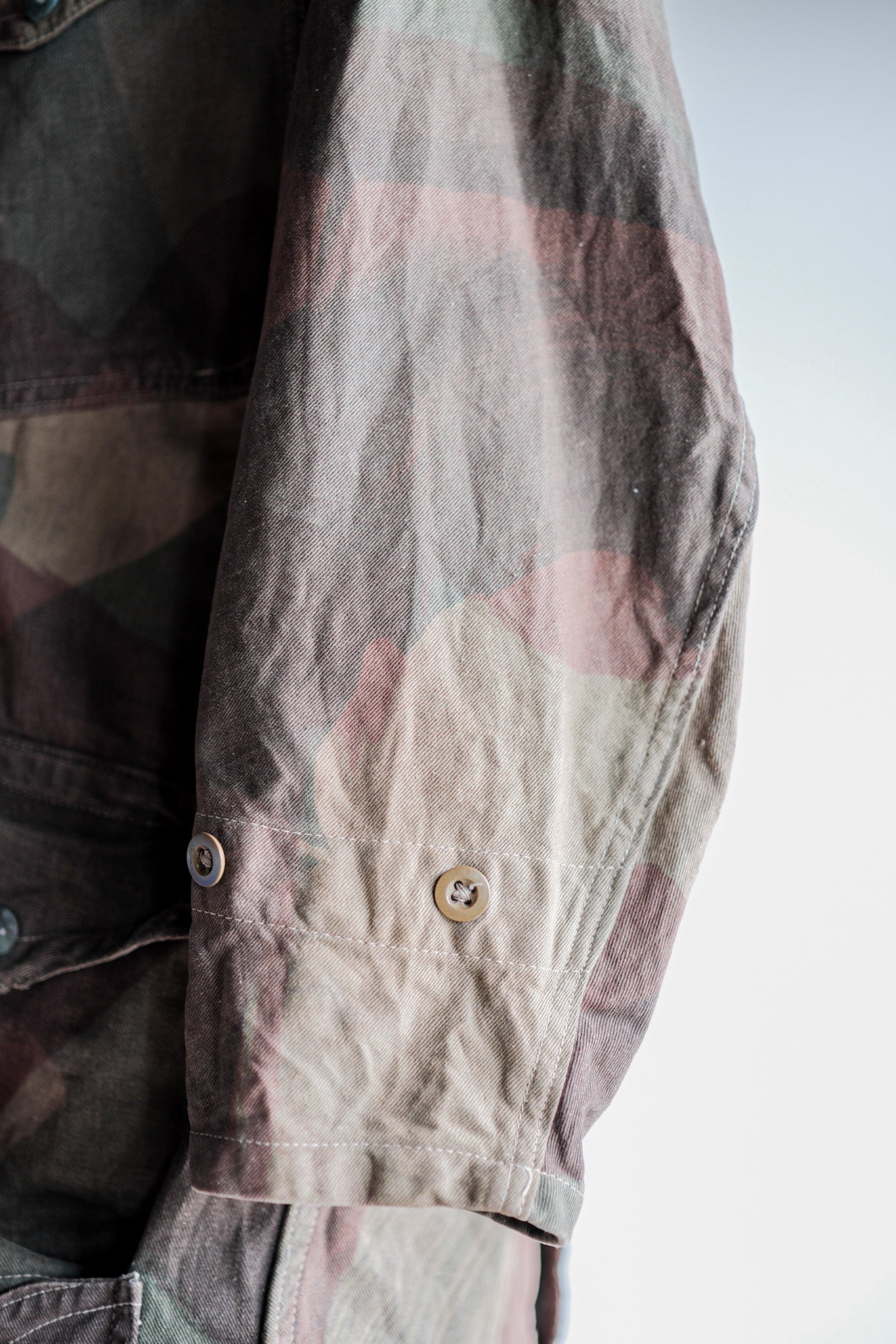 【~40's】WWⅡ British Army Airborne Troops Brushstroke Camouflage Denison Smock "SAS"