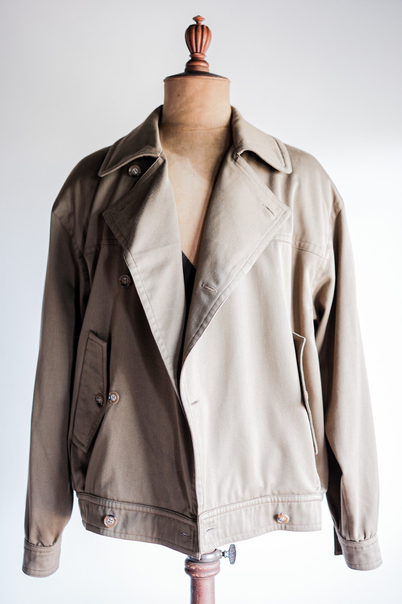 【~80’s】Old LOEWE Cotton Blouson Size.52