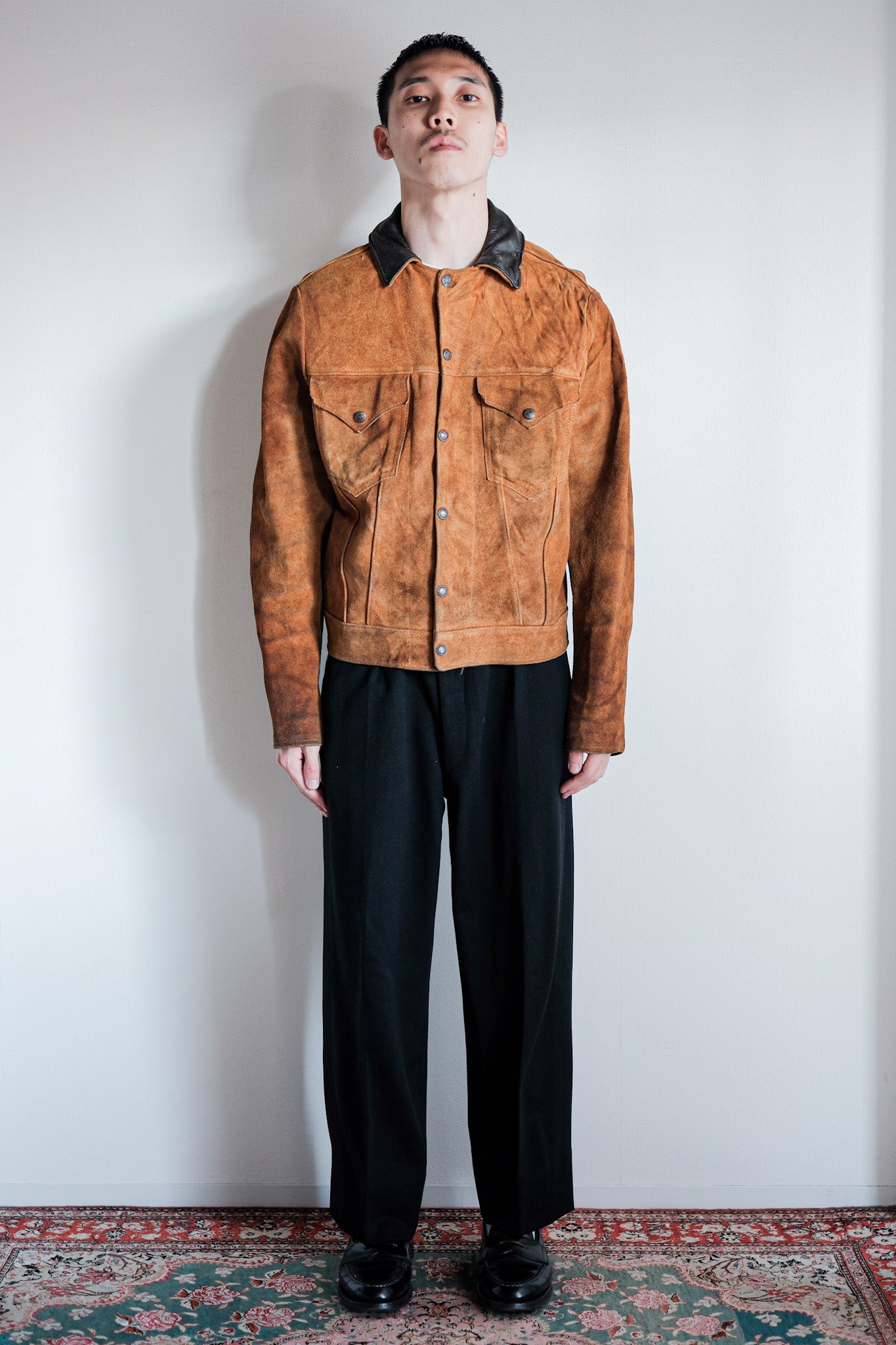 【~50’s】Vintage Levi’s Suede Leather Jacket "Short Horn"
