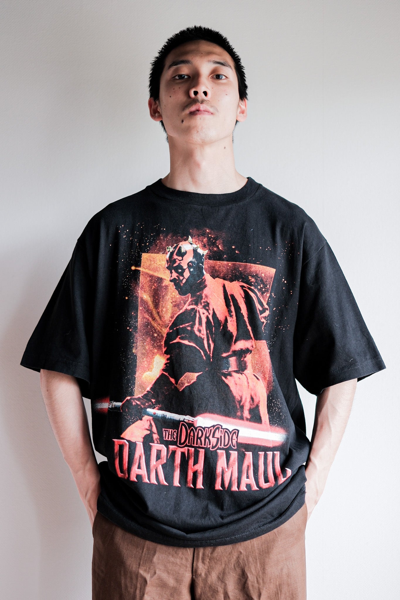 【~90's】Vintage Movie Print T-shirt Size.L "Star Wars Episode I" "Made in U.S.A."