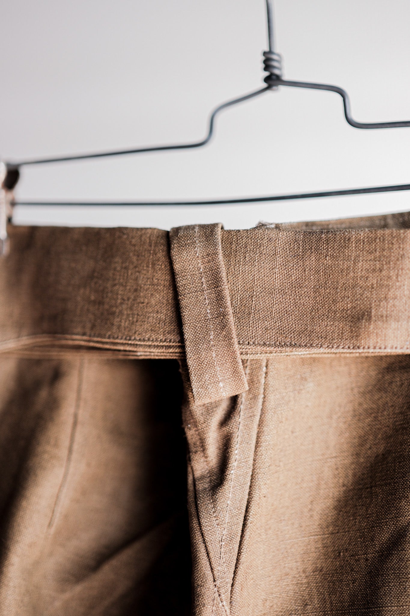 【~30's】French Army M35 Motorcycle Pants "Linen Type" "Dead Stock"