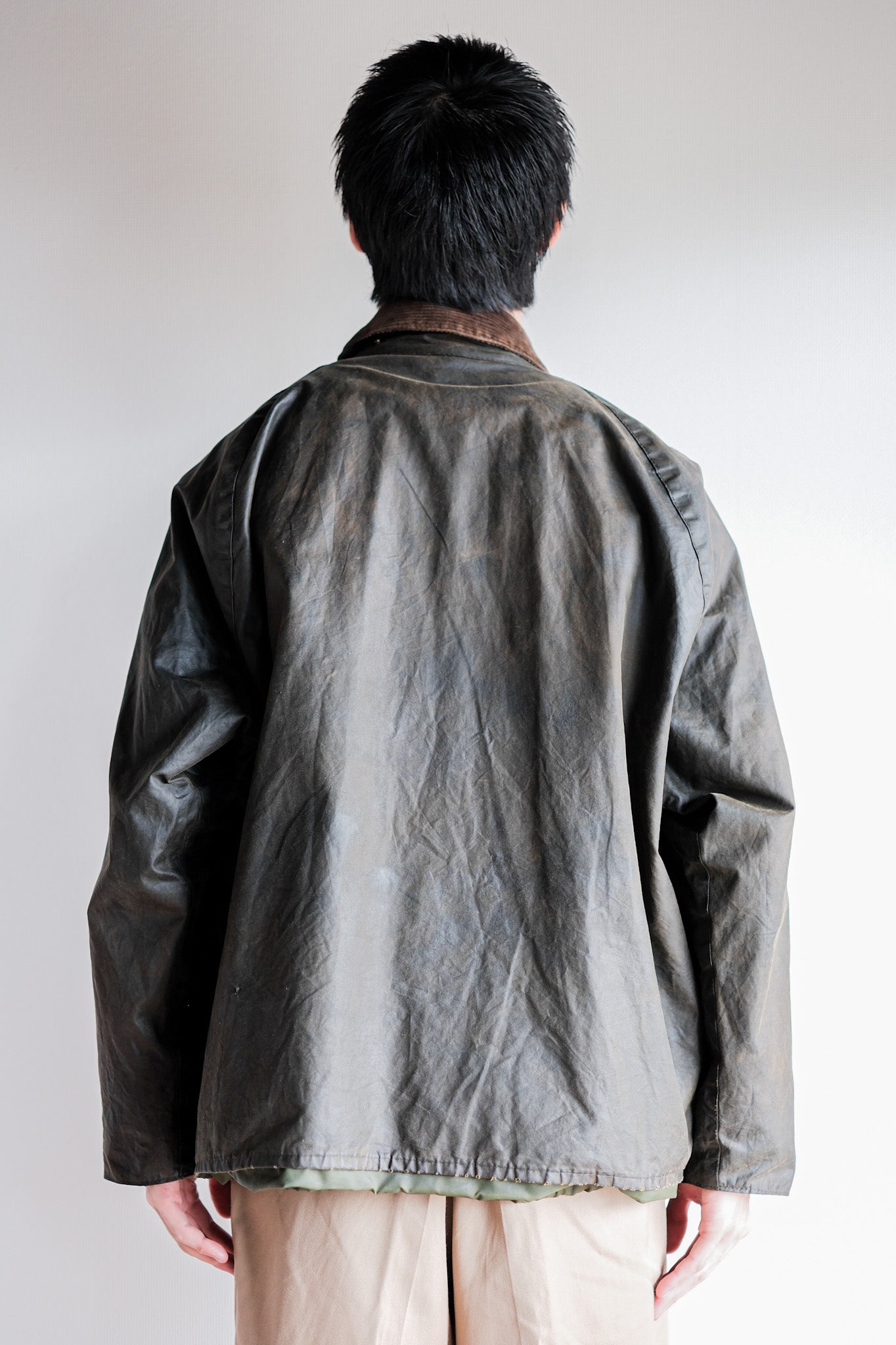 【~00's】Vintage Barbour "BEAULIEU JACKET" 3 Crest Size.42