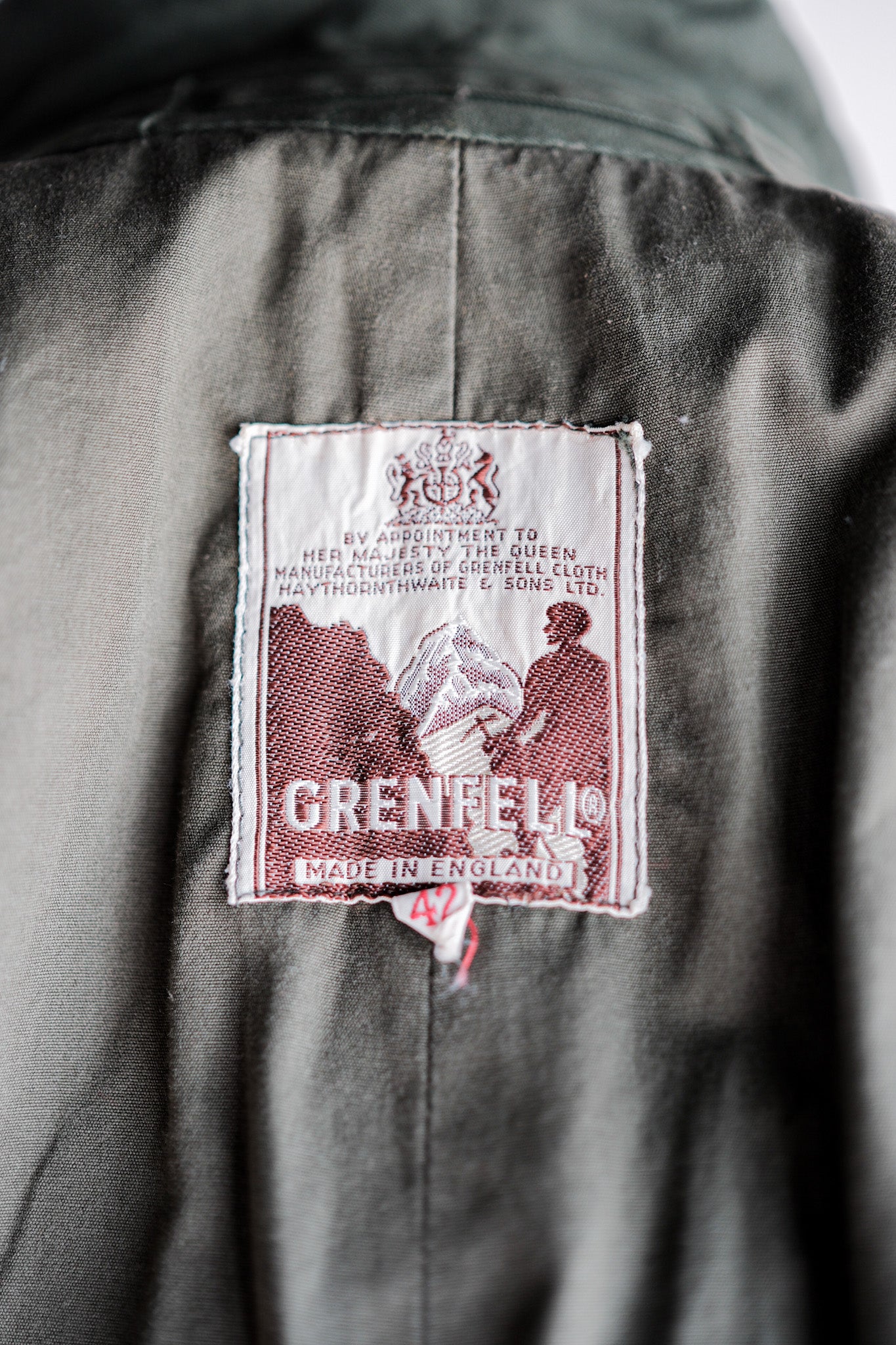 【~60’s】Vintage Grenfell Shooter Jacket Size.42 “Mountain Tag”