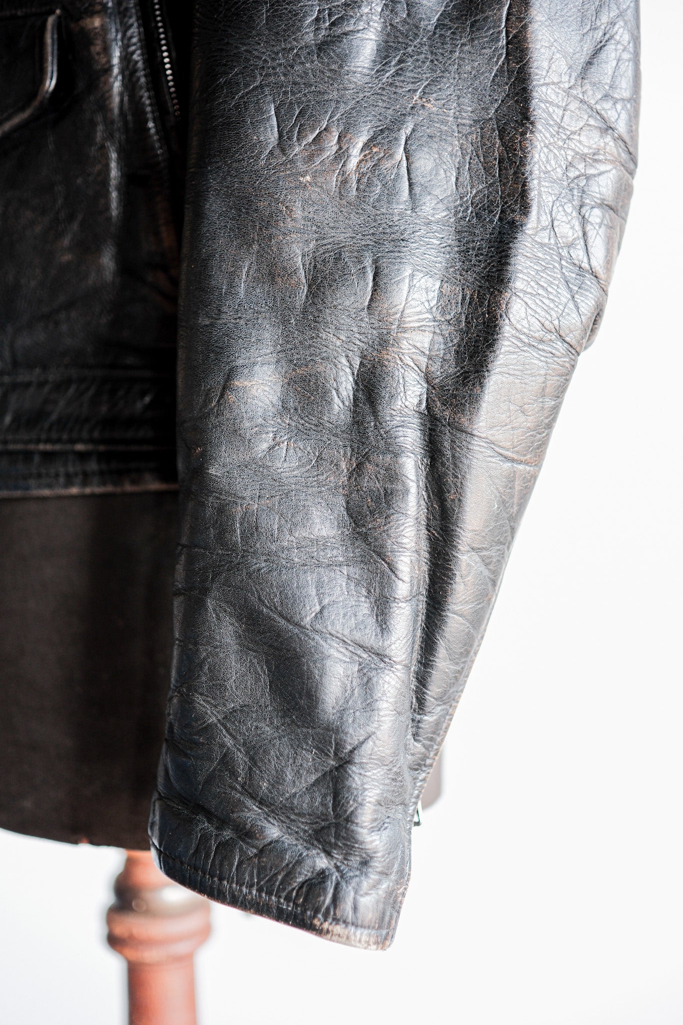 【~50's】American Vintage Two Star Horsehide Motorcycle Leather Jacket "WINDWARD"