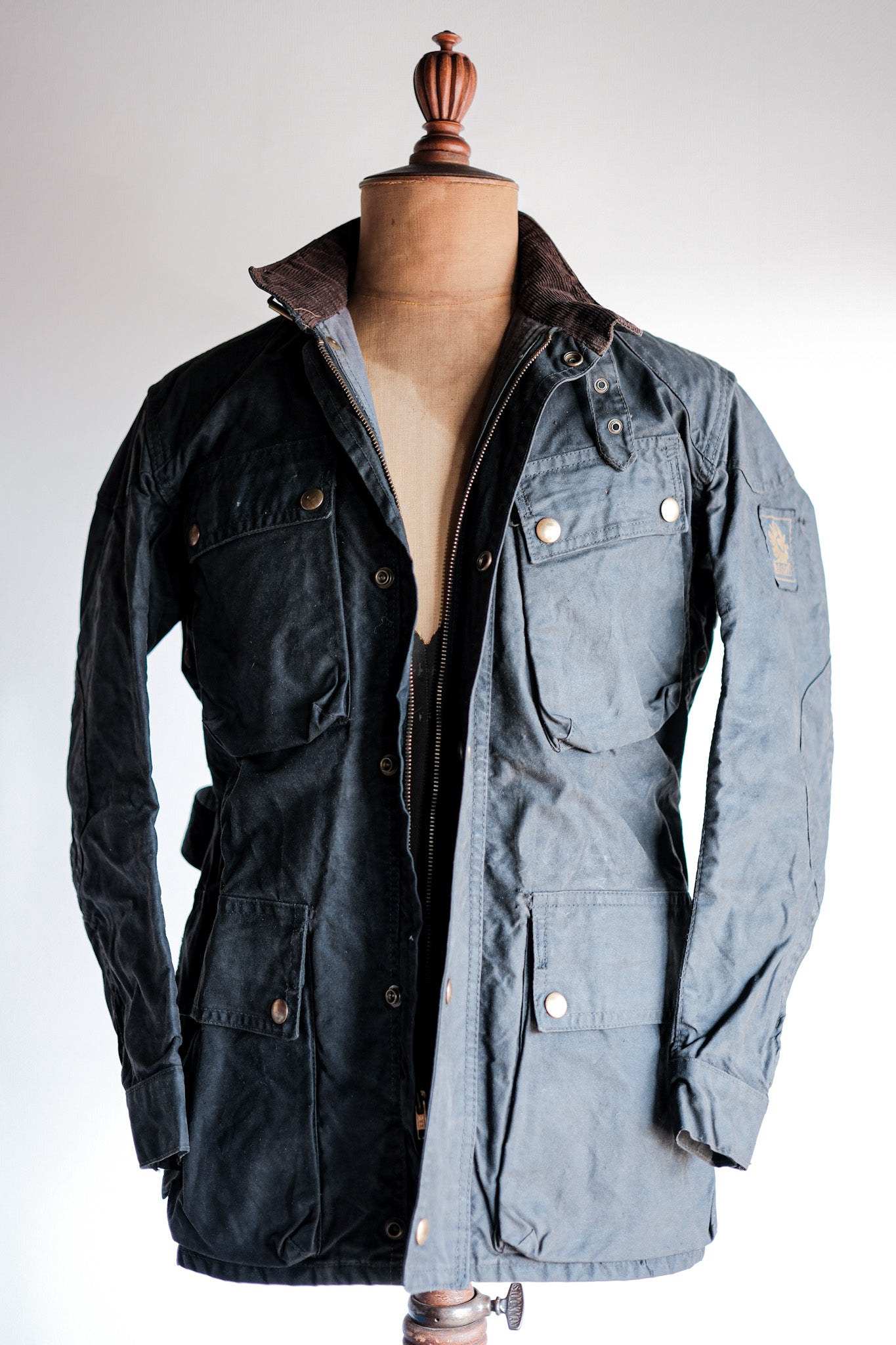 【~60's】Vintage Belstaff Waxed Jacket Size.34 "TRIALMASTER"