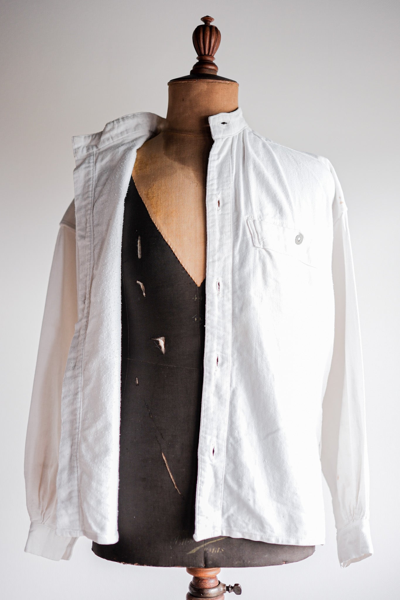 30's French Army Cotton Twill Bourgeron Jacket