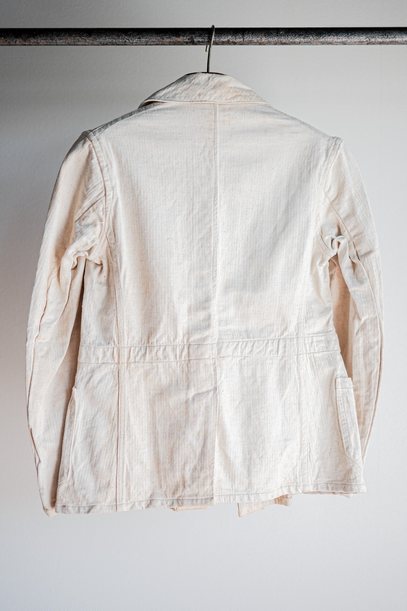 【~40's】German Air Force Drillich HBT Linen Jacket "Luftwaffe"