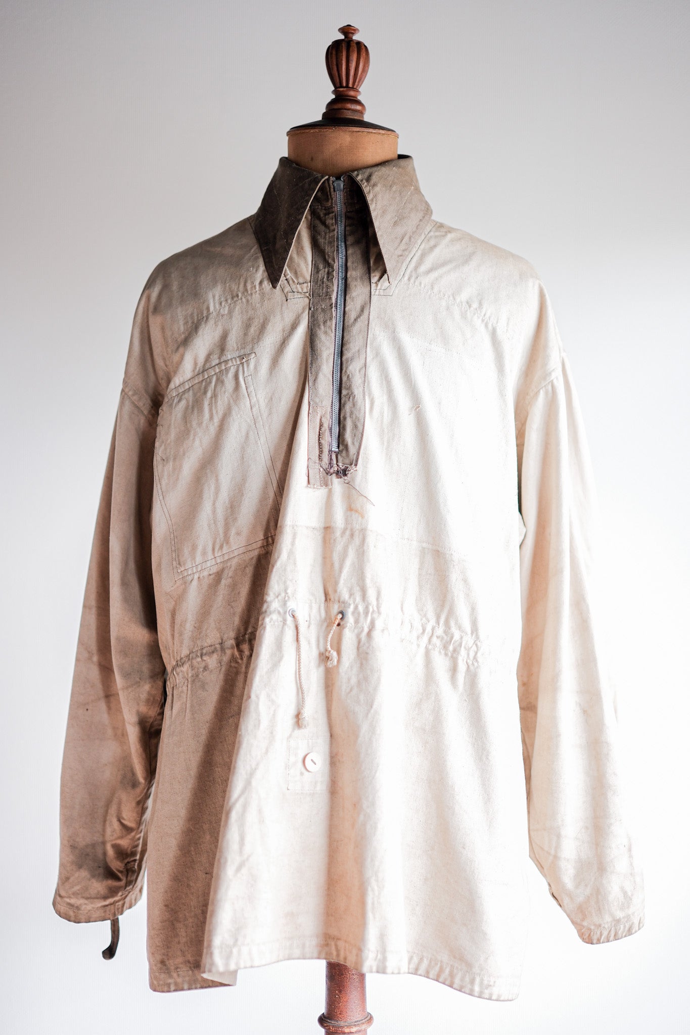 【~40's】German Army M42 Gebirgsjäger Reversible Windbluse "1st Type" "Original Modified"