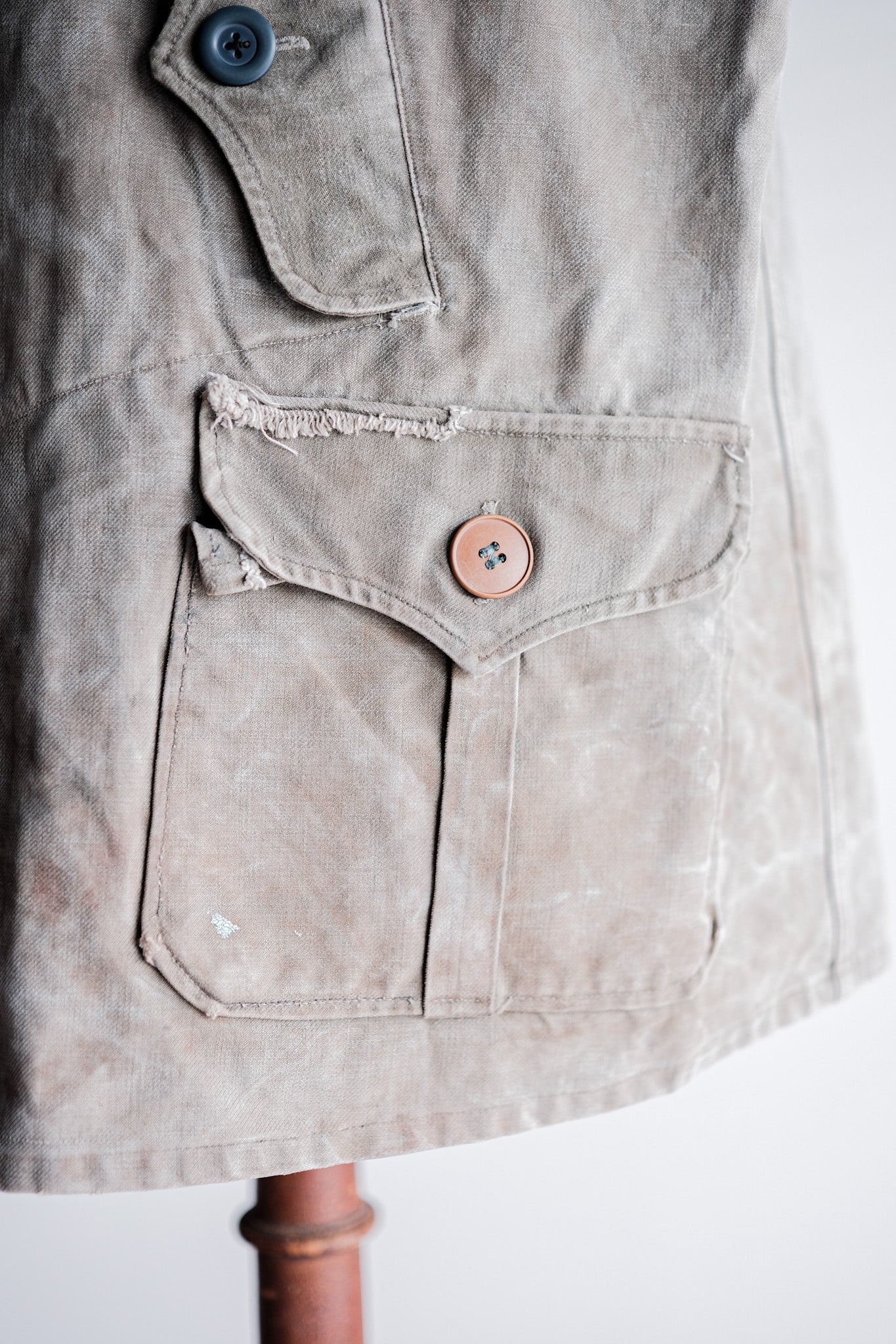 【~40's】German Army Mountain Trooper Double Breasted Jacket