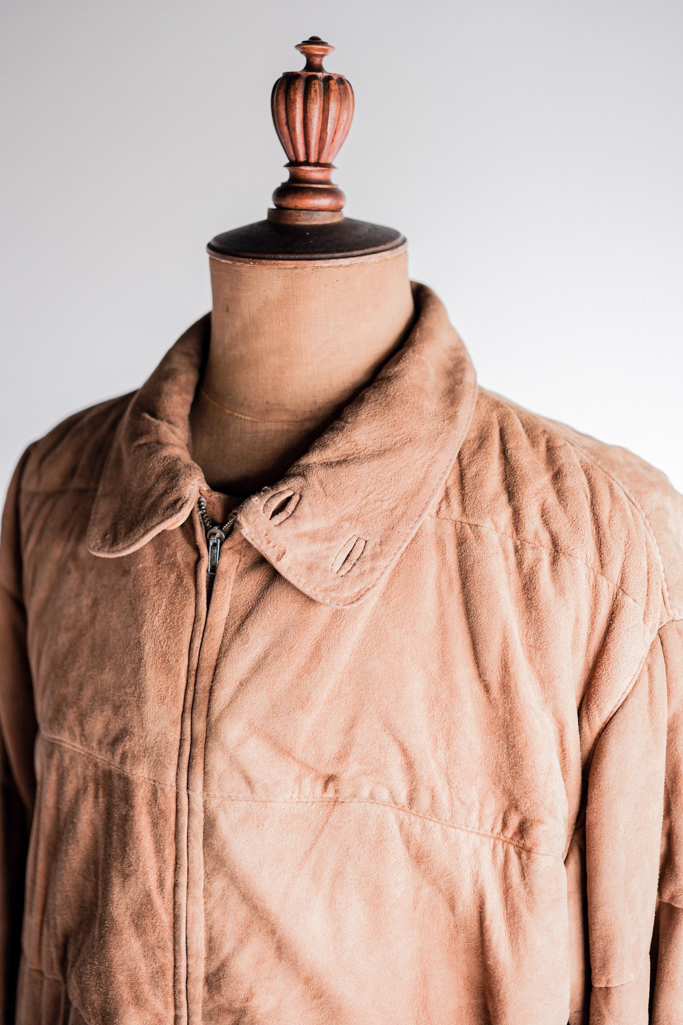 【~80's】Old GIORGIO ARMANI Suede Leather Jacket