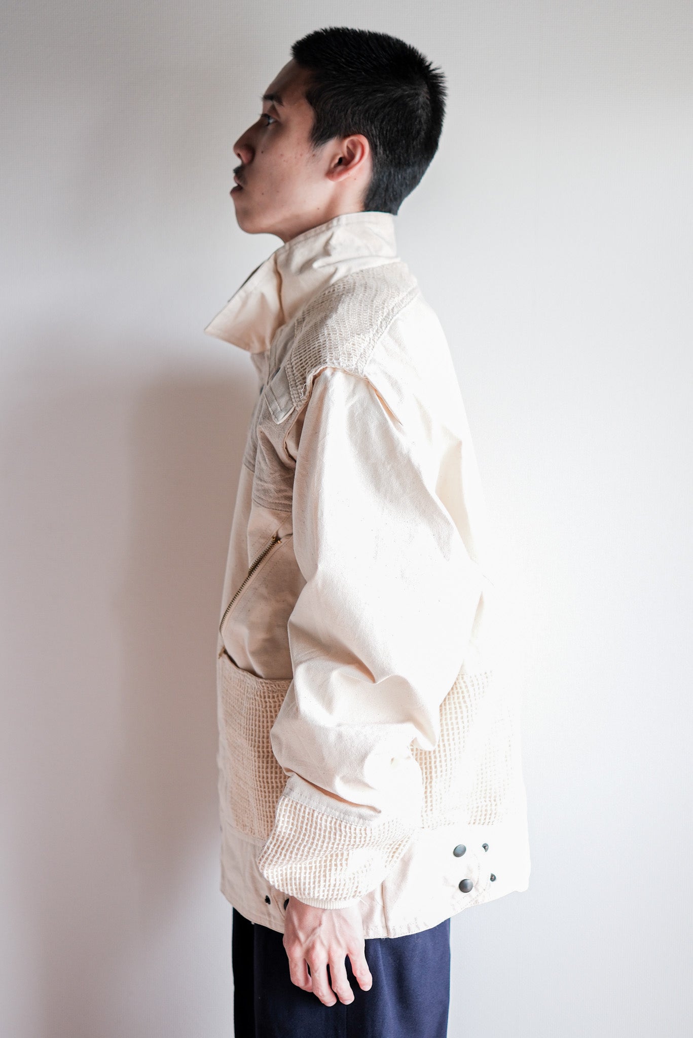 【~70's】French Vintage Multi Pocket Cotton Jacket