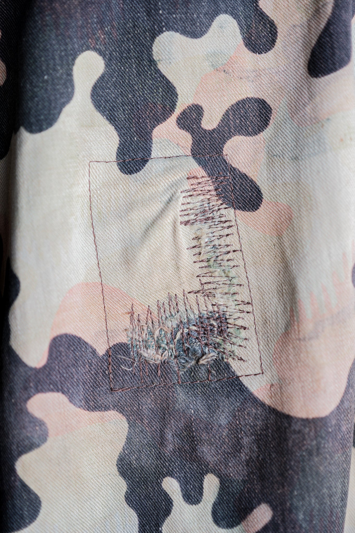 【~50's】Czechoslovakian Army Dubaky Camouflage Reversible Smock