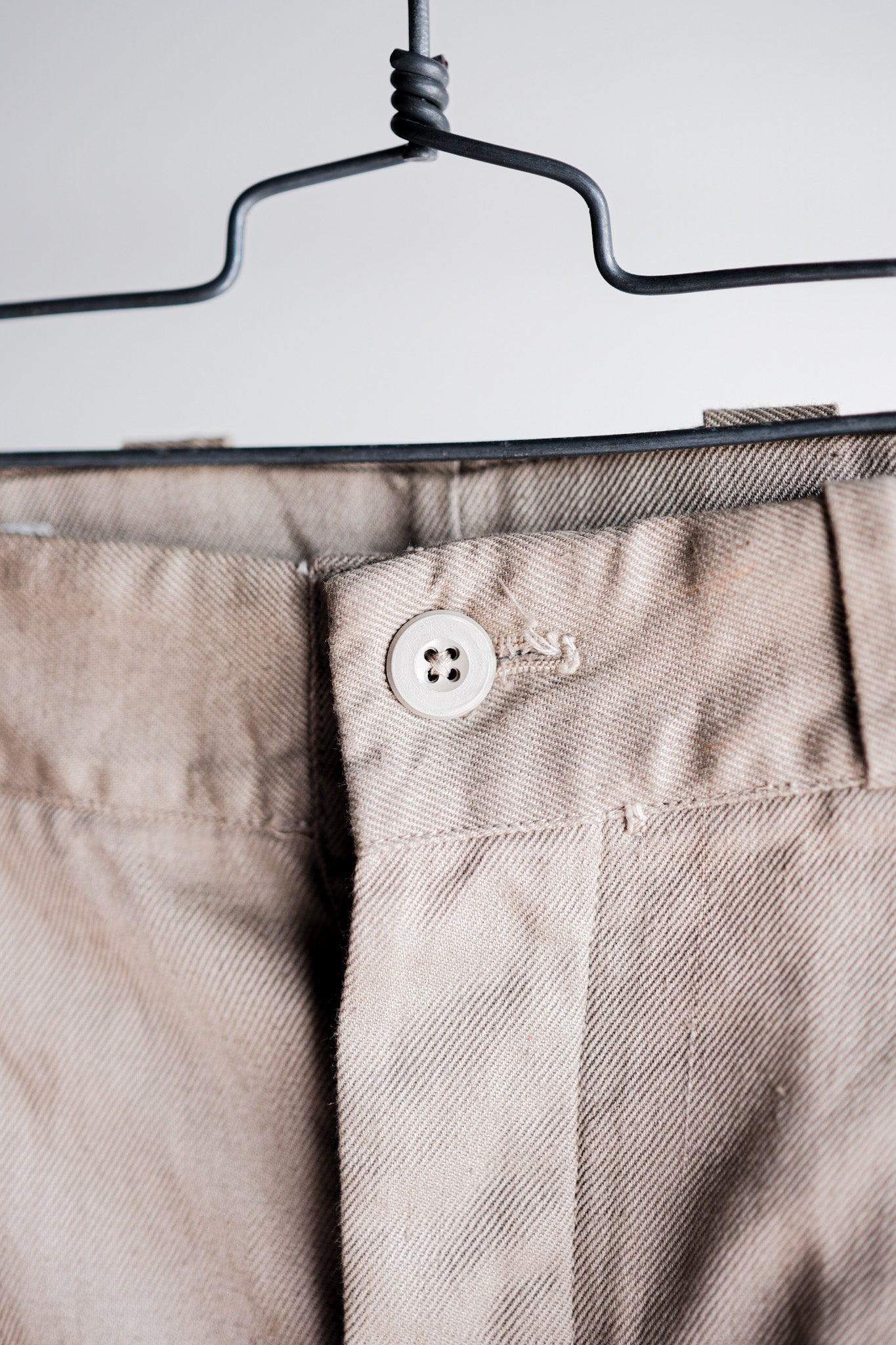 【~60's】French Army M52 Chino Trousers Size.22 "Dead Stock"