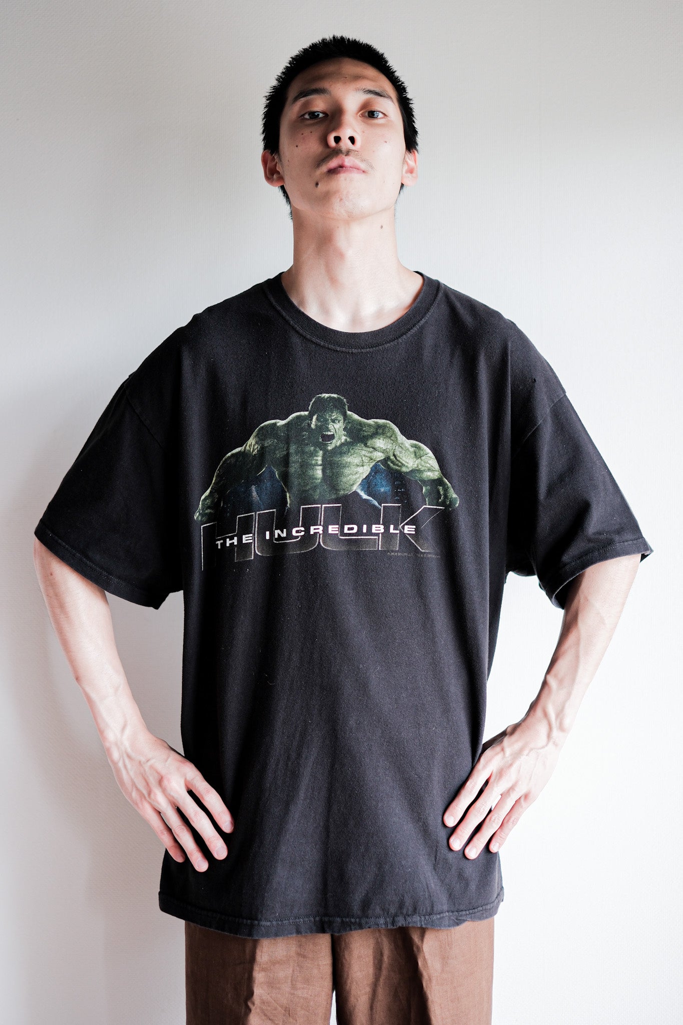 【~00's】Vintage Movie Print T-shirt Size.XL "The Incredible Hulk"